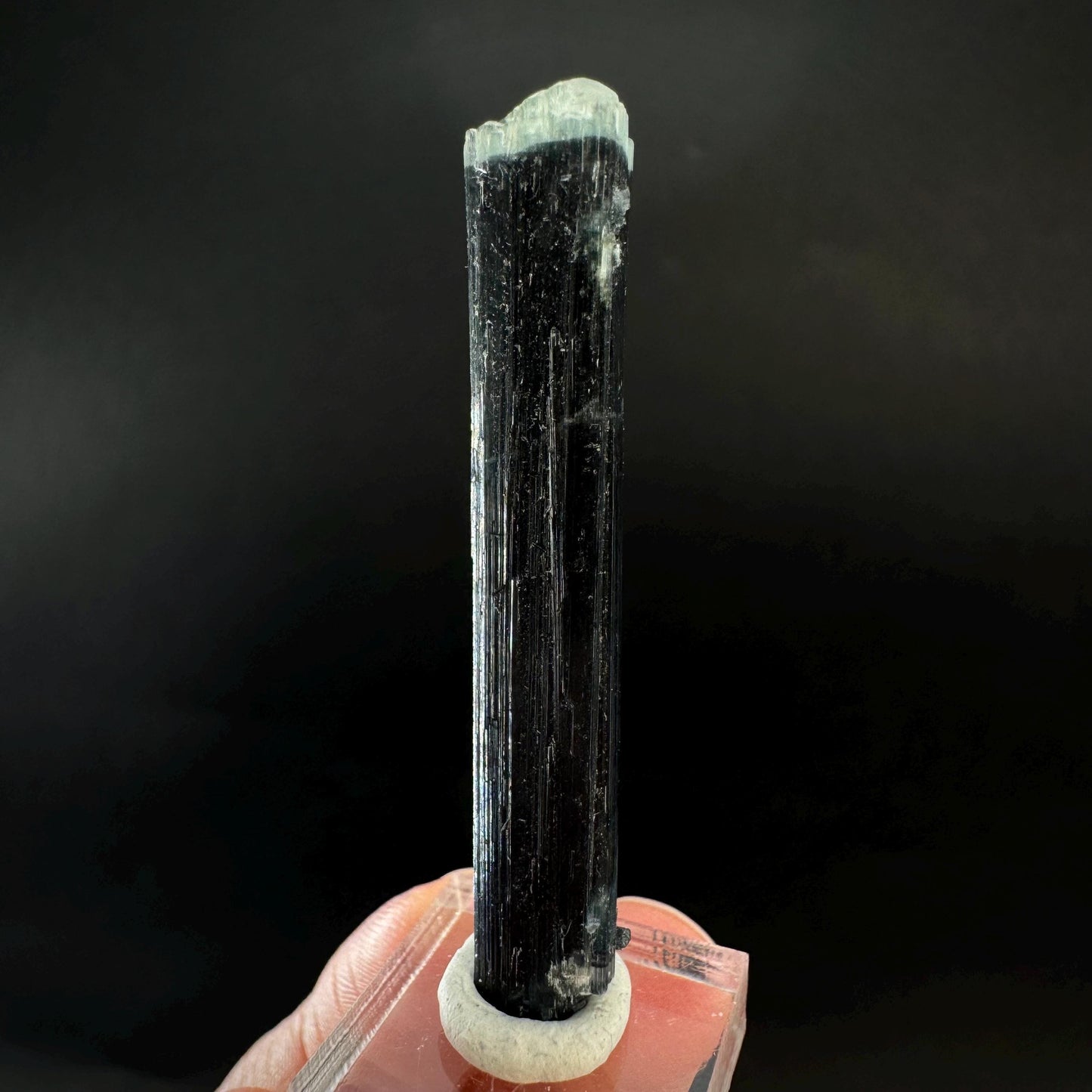 Indicolite Tourmaline Crystal | Natural Blue-Green Mineral Specimen from Pakistan