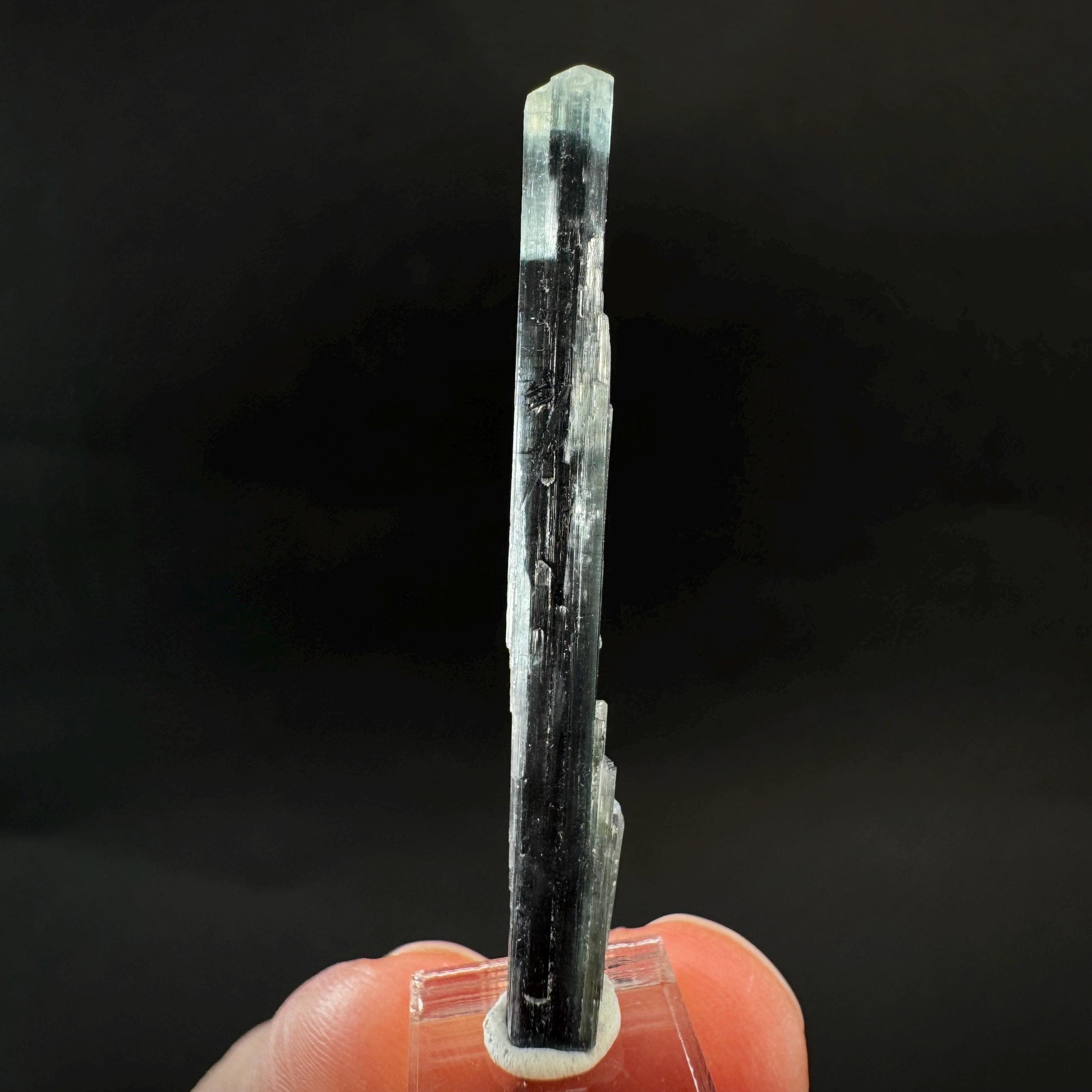 Indicolite Tourmaline Crystal | Natural Blue-Green Mineral Specimen from Pakistan