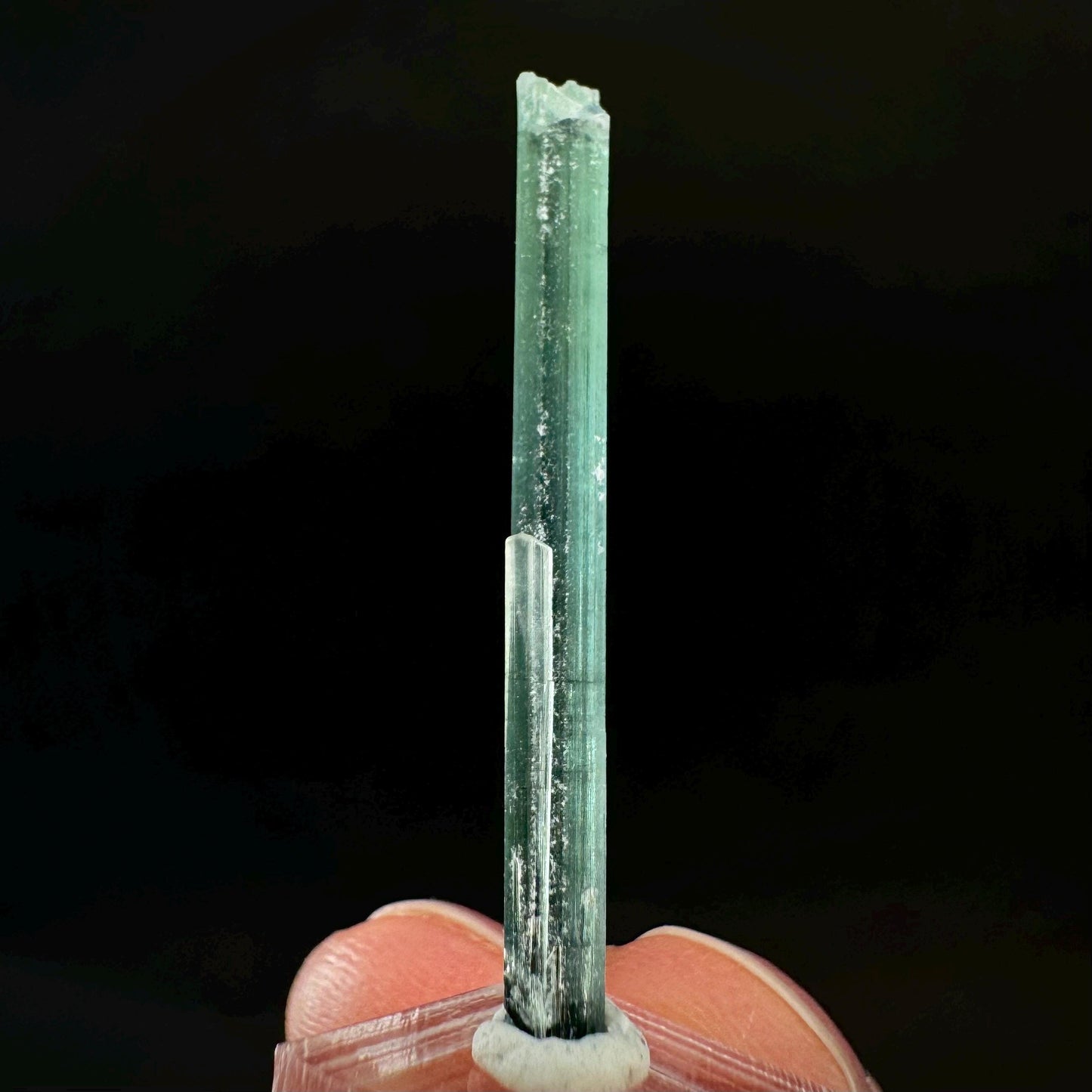 Indicolite Tourmaline Crystal | Natural Blue-Green Mineral Specimen from Pakistan