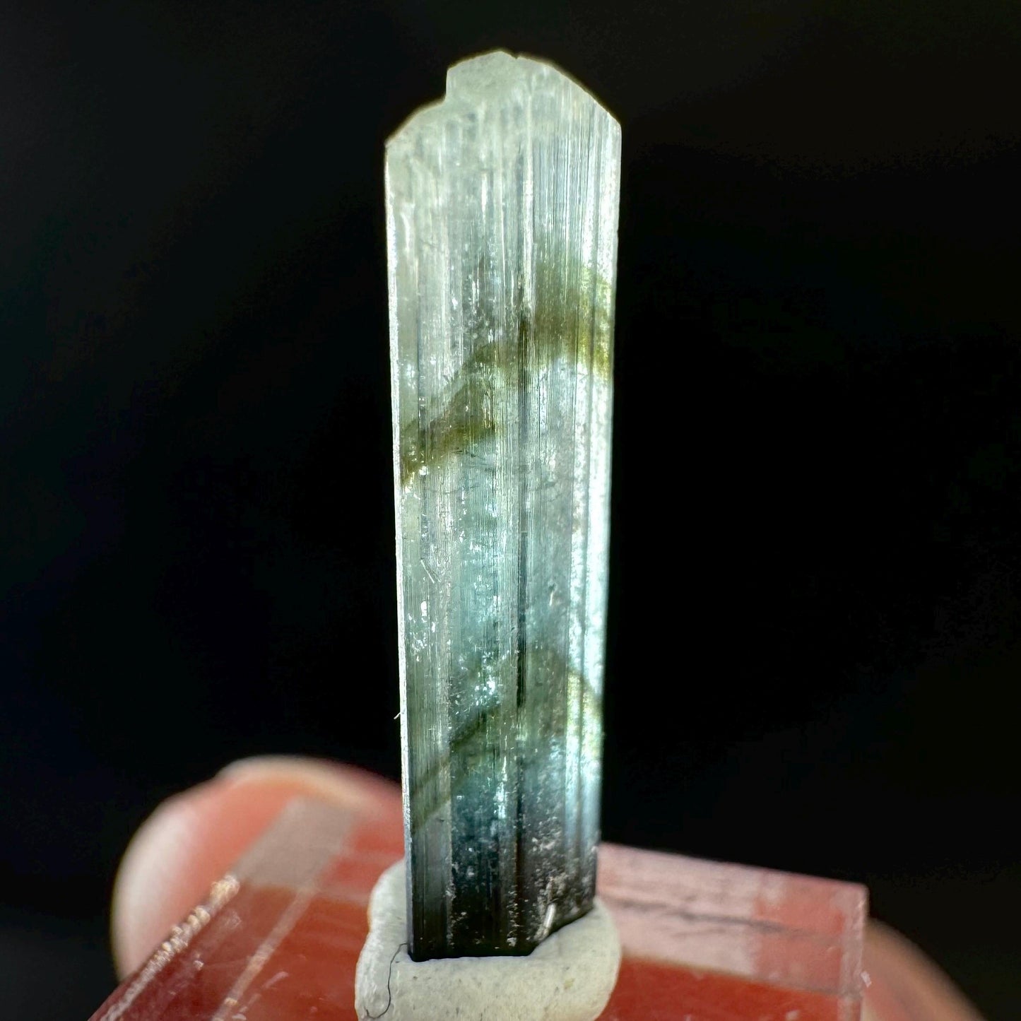 Indicolite Tourmaline Crystal | Natural Blue-Green Mineral Specimen from Pakistan