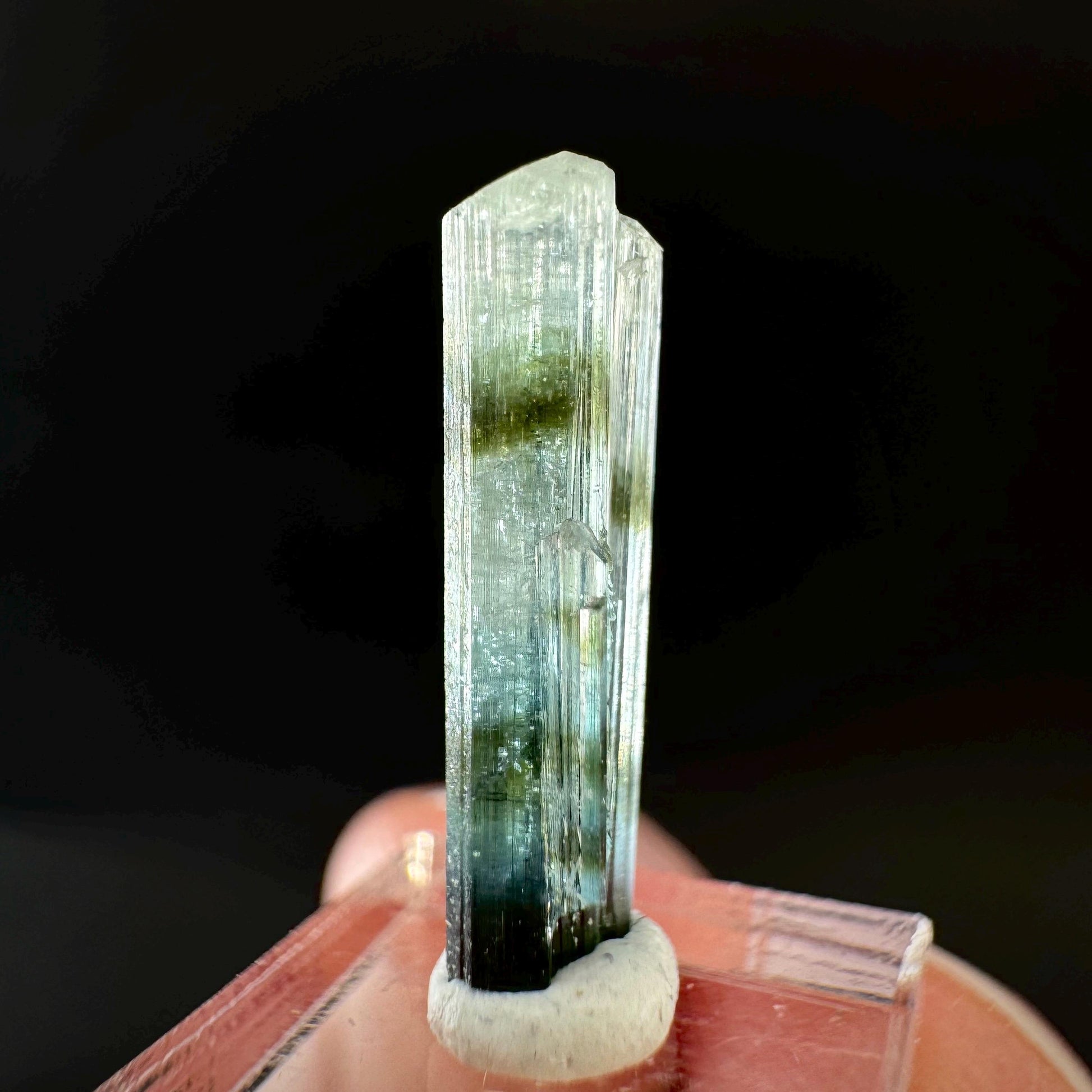 Indicolite Tourmaline Crystal | Natural Blue-Green Mineral Specimen from Pakistan
