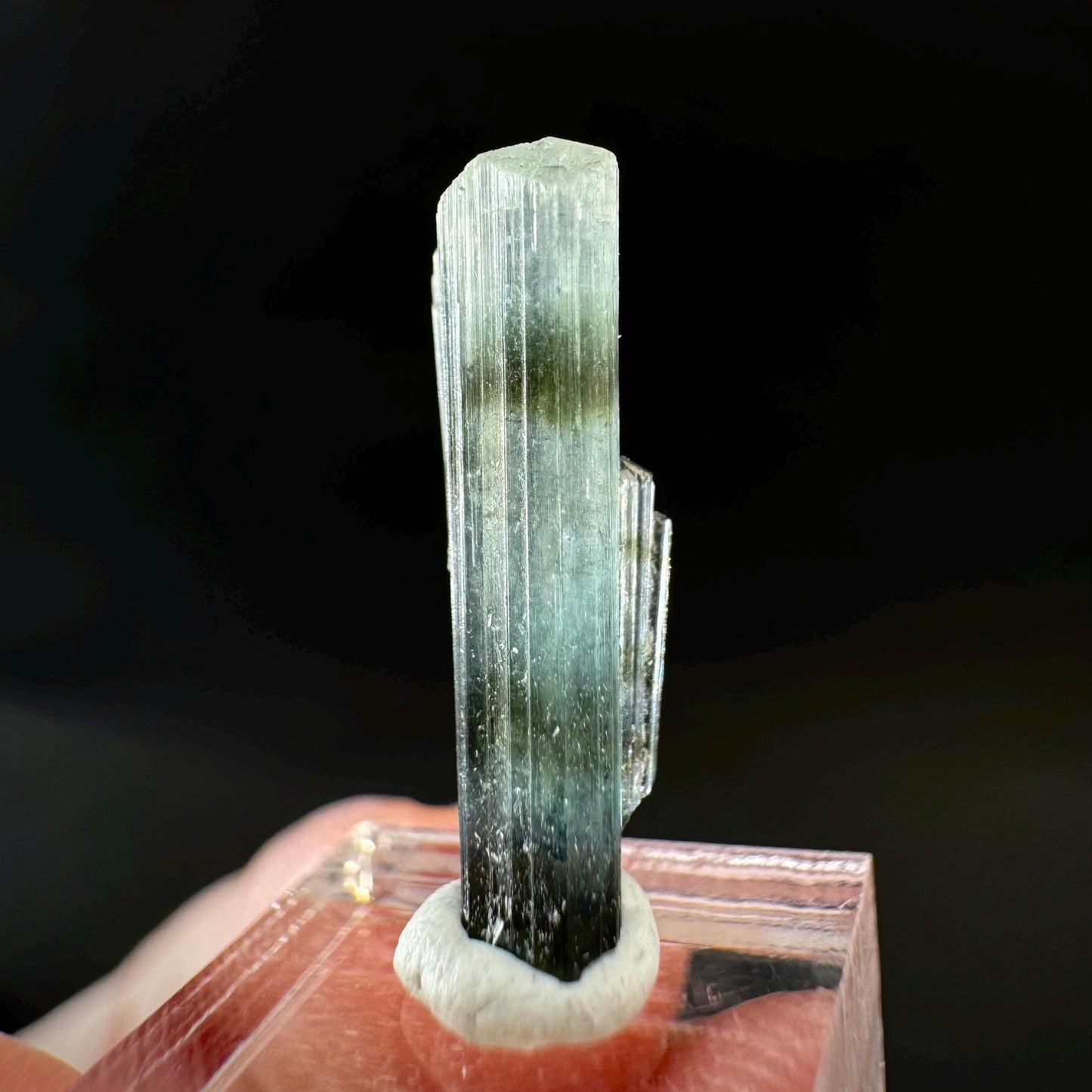 Indicolite Tourmaline Crystal | Natural Blue-Green Mineral Specimen from Pakistan