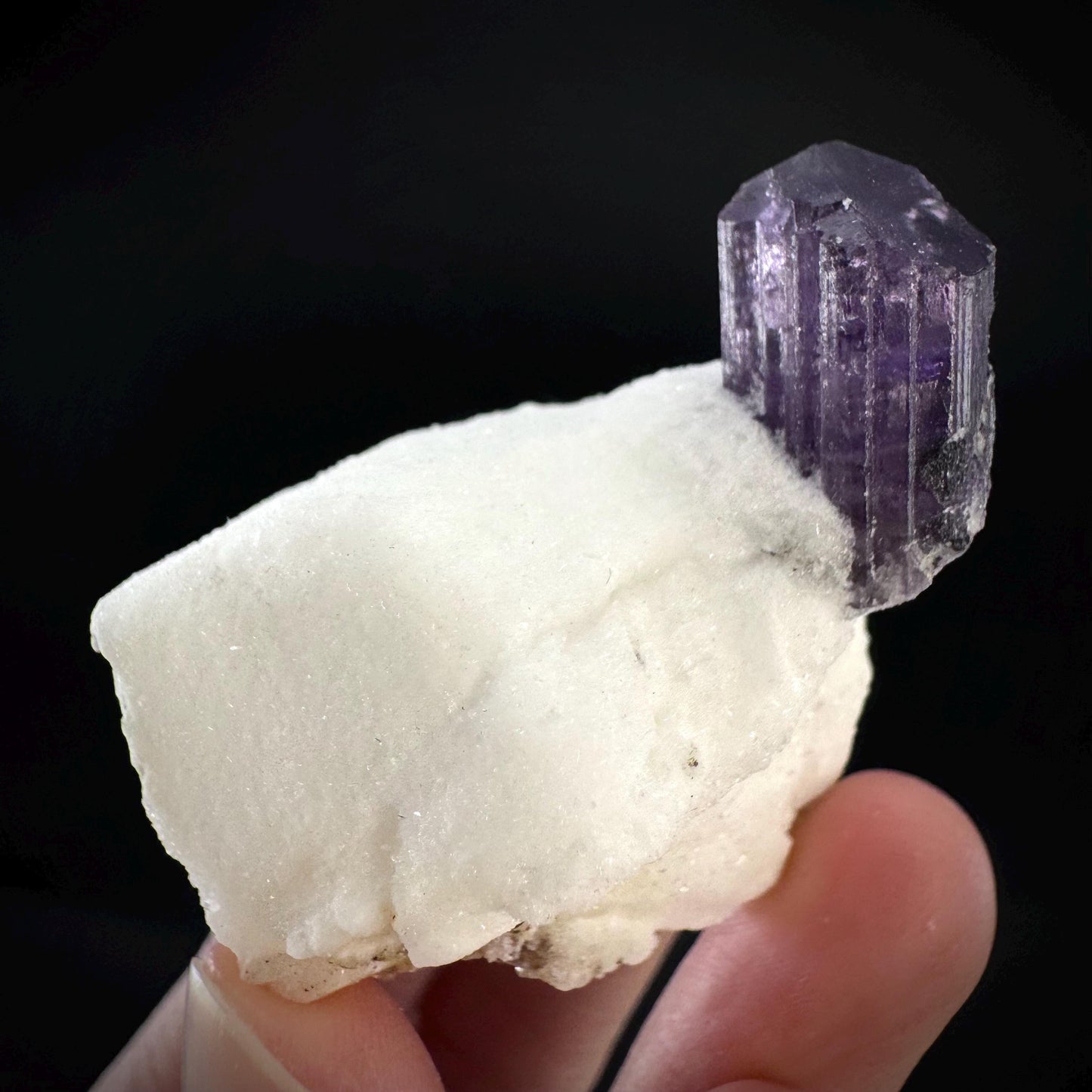 Scapolite on Matrix | Purple Crystal, Mineral Specimen from Afghanistan