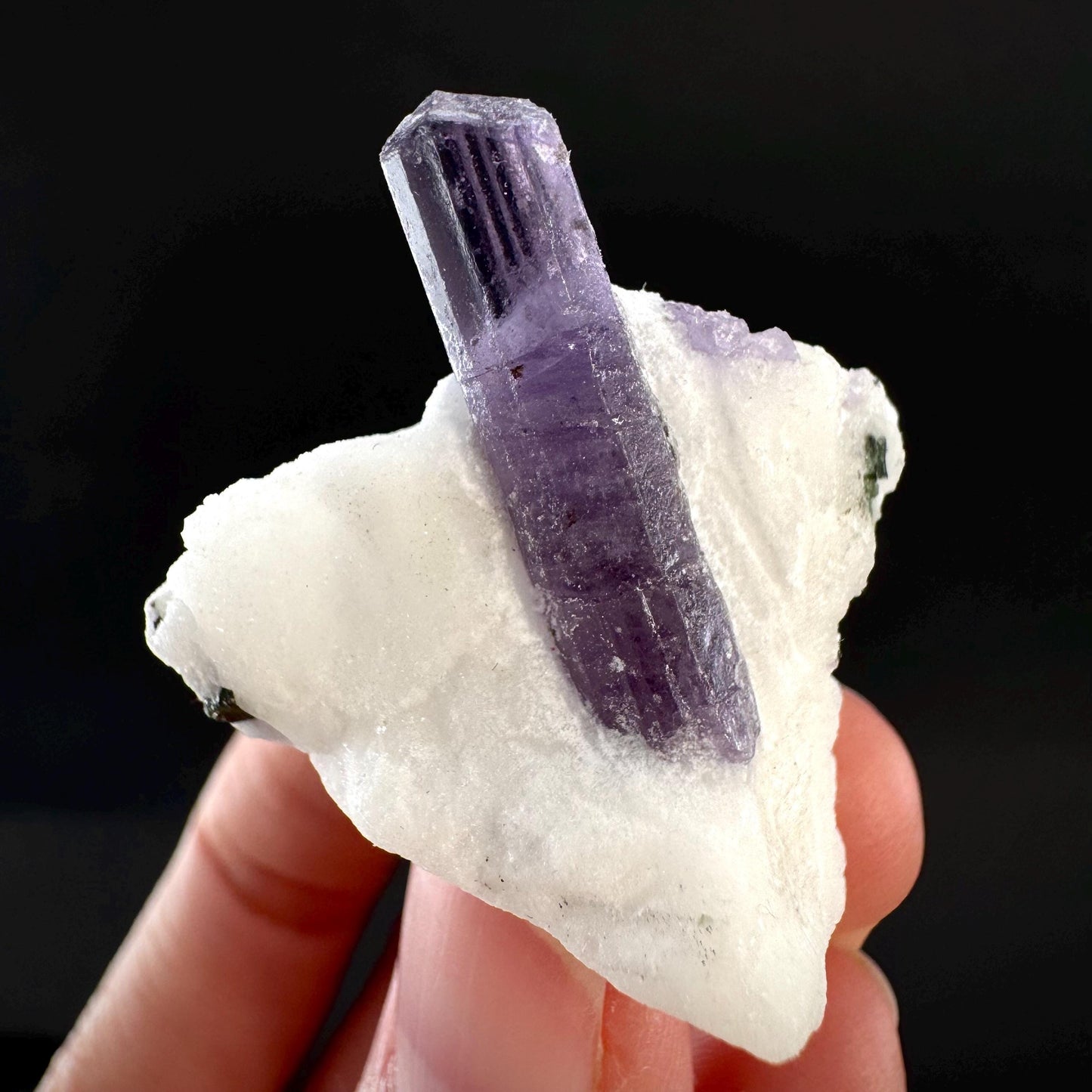 Scapolite on Matrix | Purple Crystal, Mineral Specimen from Afghanistan
