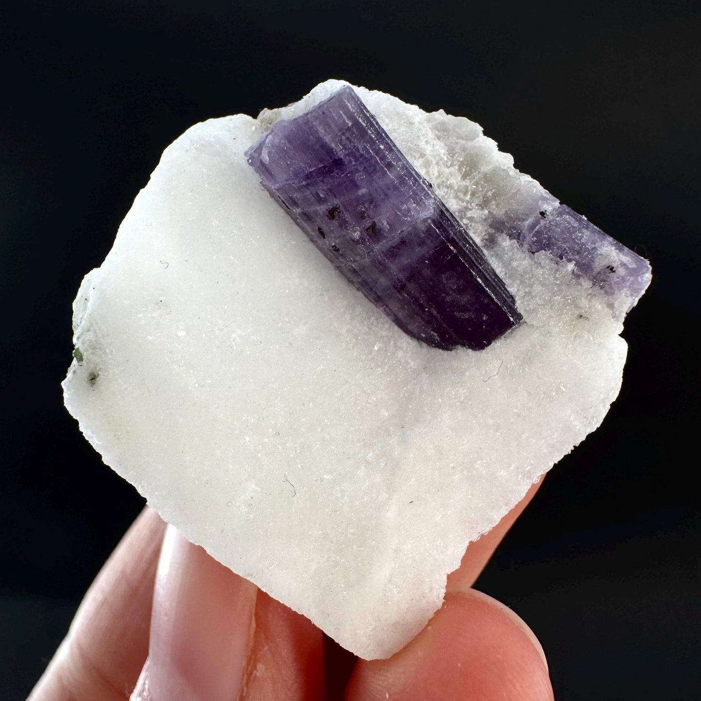 Scapolite on Matrix | Purple Crystal, Mineral Specimen from Afghanistan