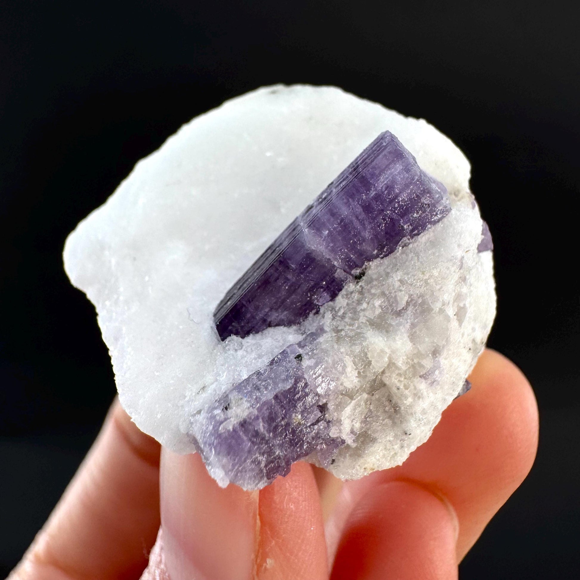 Scapolite on Matrix | Purple Crystal, Mineral Specimen from Afghanistan