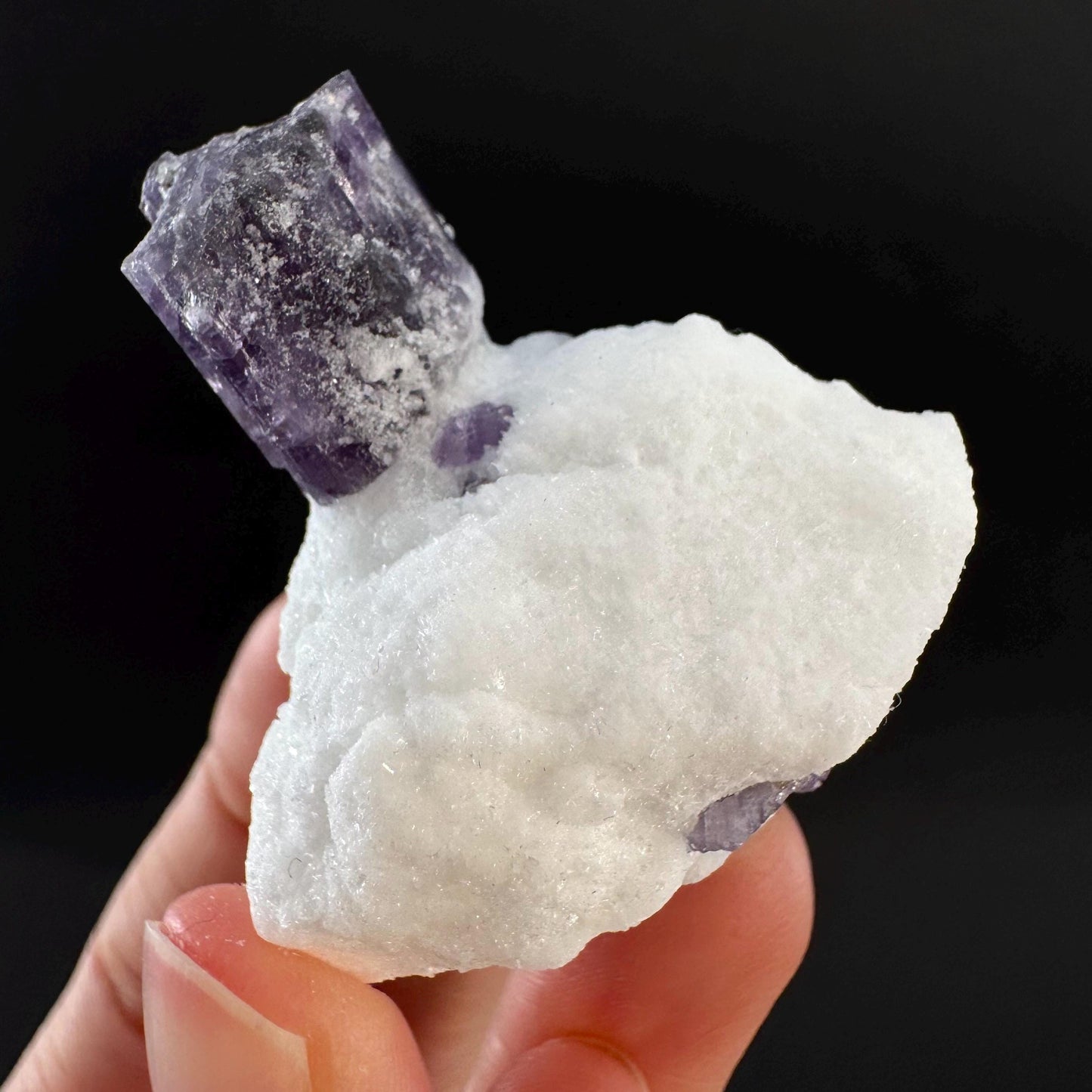Scapolite on Matrix | Purple Crystal, Mineral Specimen from Afghanistan