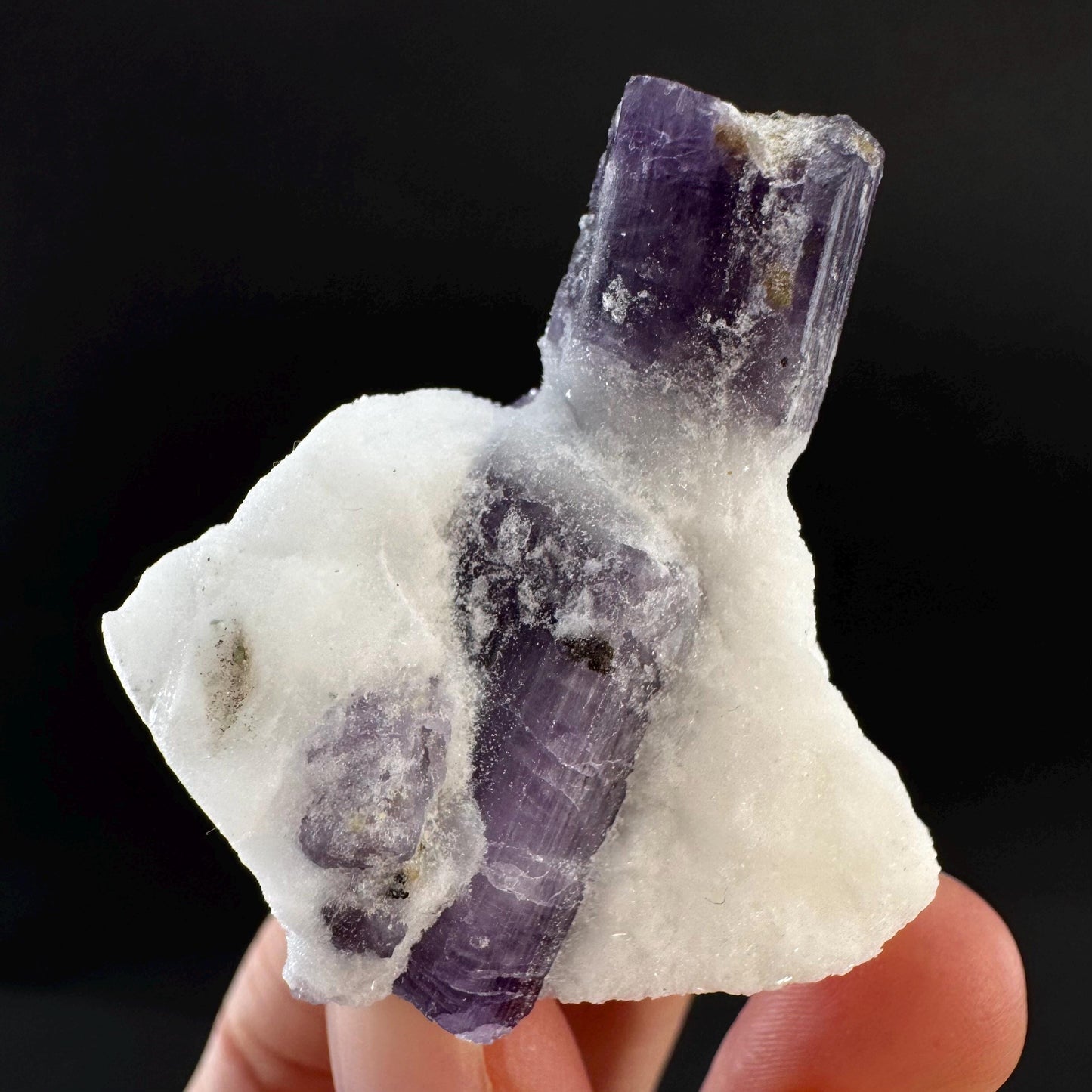 Scapolite on Matrix | Purple Crystal, Mineral Specimen from Afghanistan