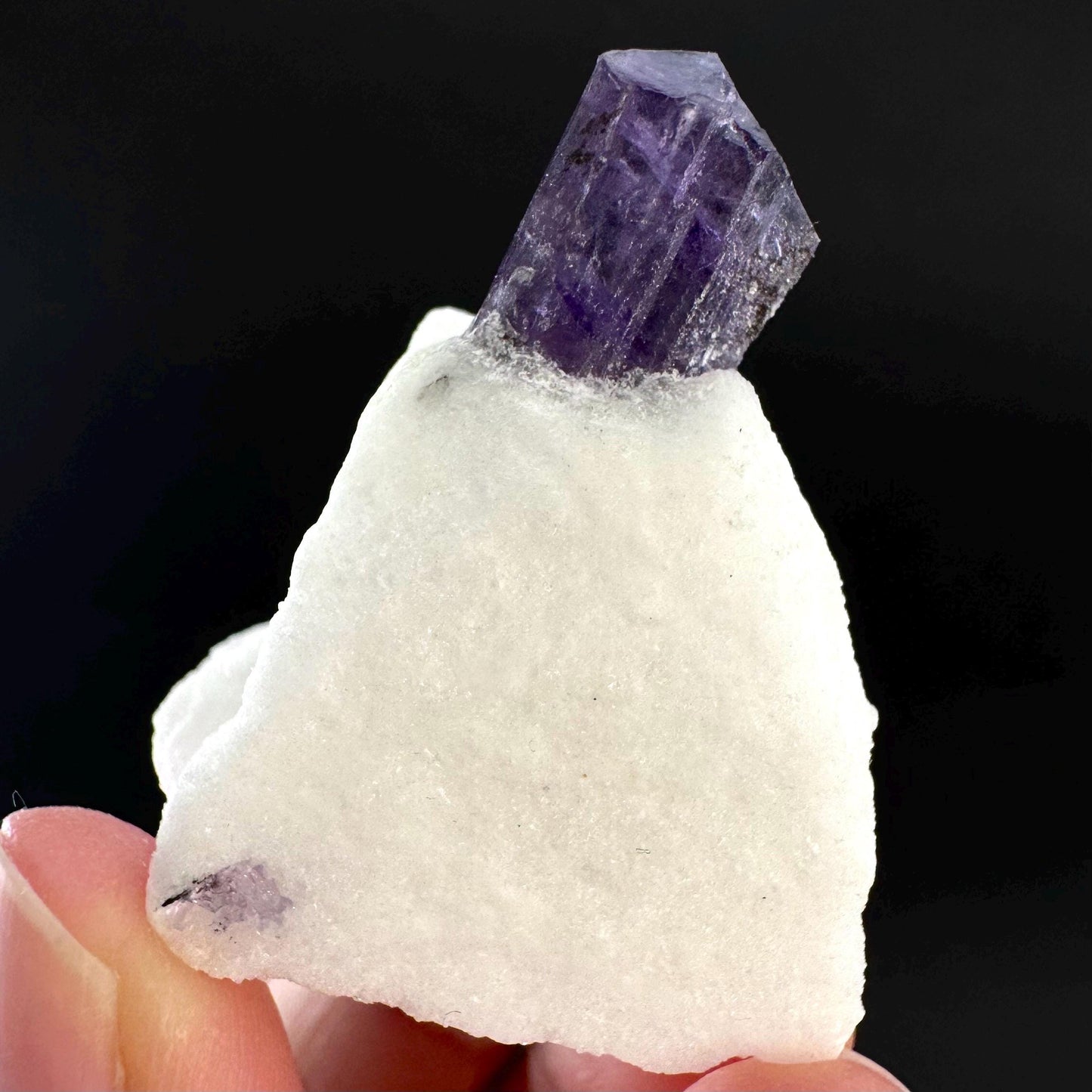 Scapolite on Matrix | Purple Crystal, Mineral Specimen from Afghanistan