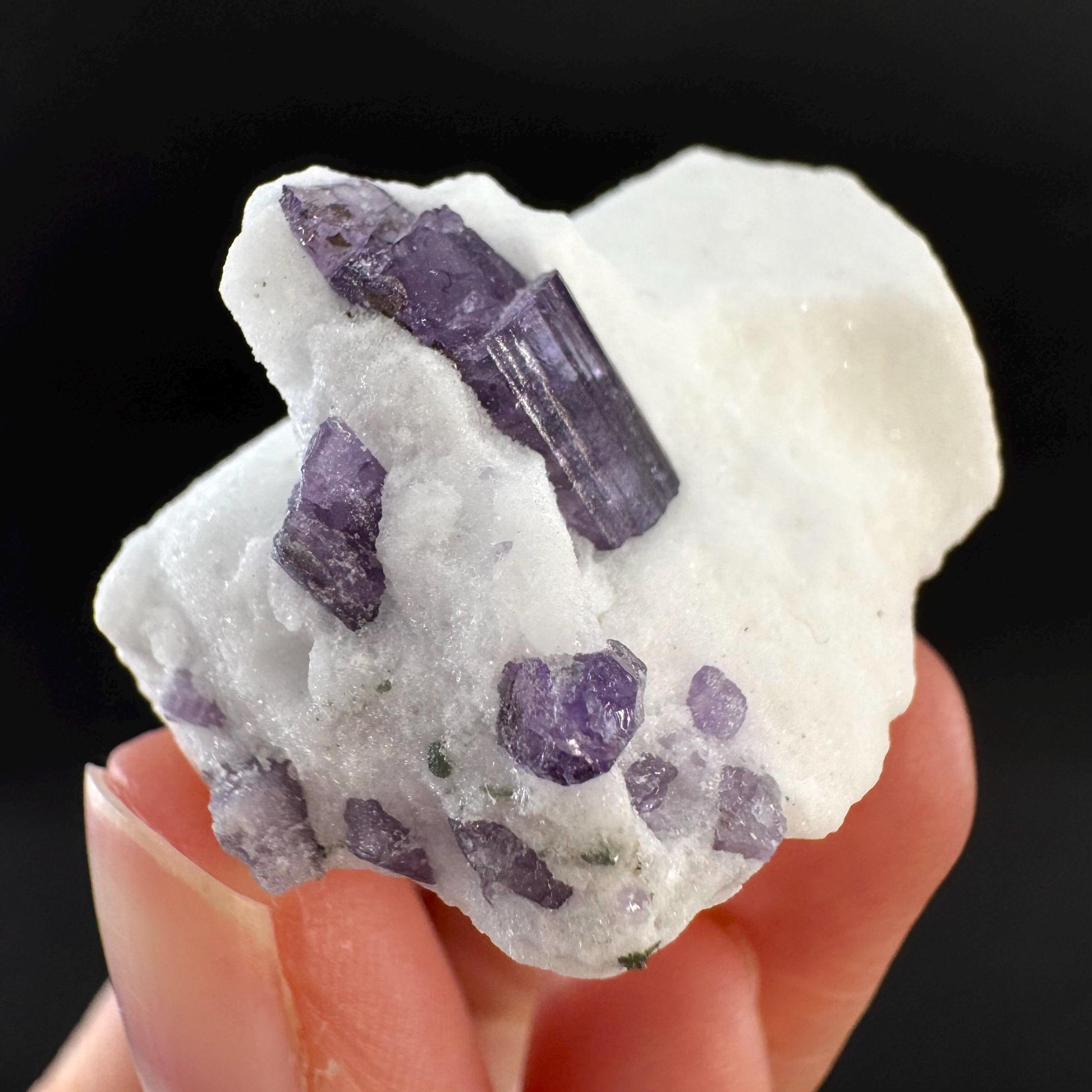Scapolite on Matrix | Purple Crystal, Mineral Specimen from Afghanistan