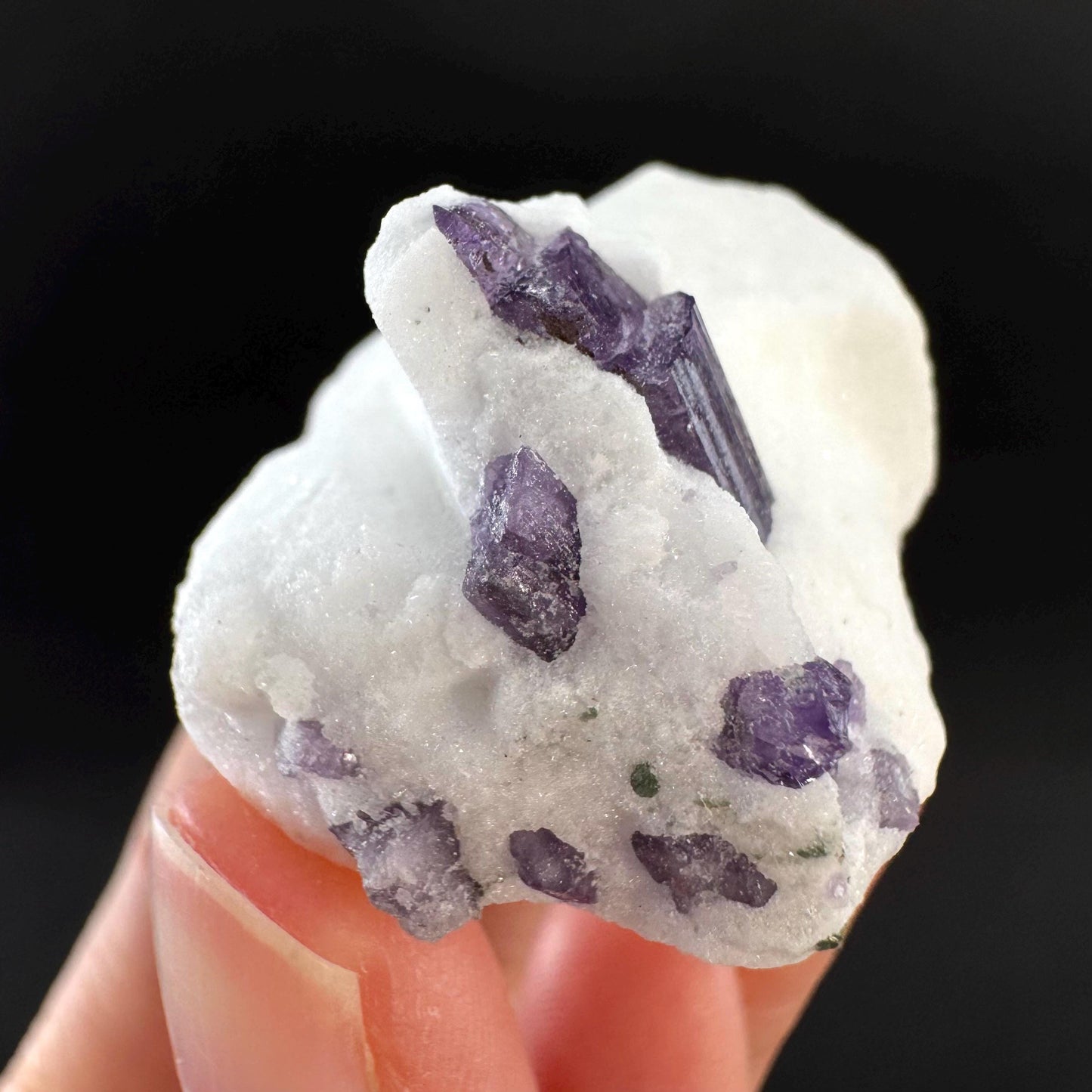 Scapolite on Matrix | Purple Crystal, Mineral Specimen from Afghanistan