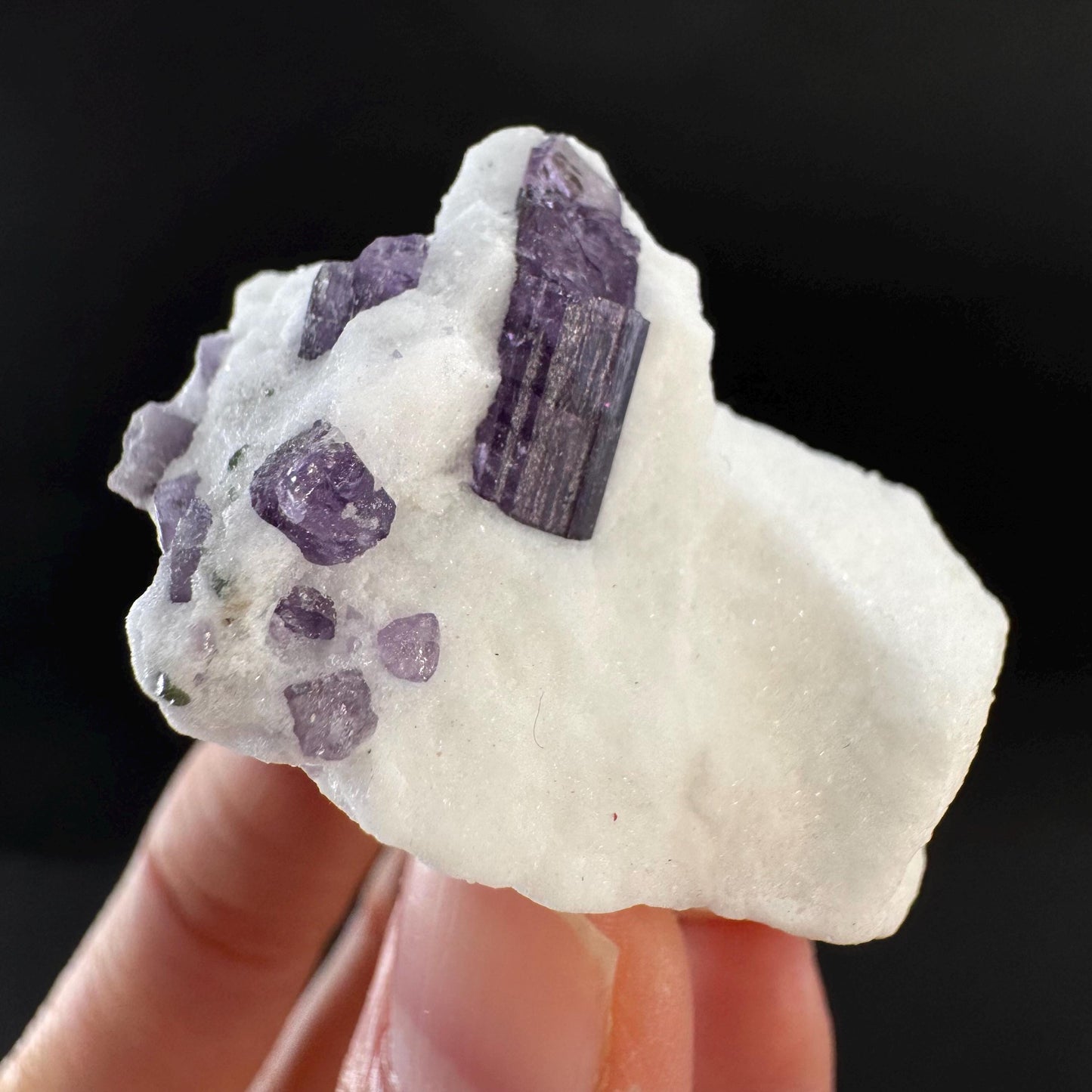 Scapolite on Matrix | Purple Crystal, Mineral Specimen from Afghanistan
