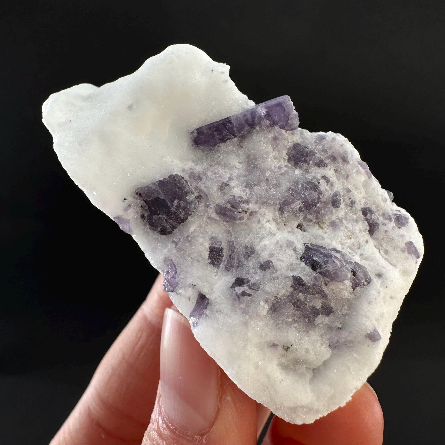 Scapolite on Matrix | Purple Crystal, Mineral Specimen from Afghanistan