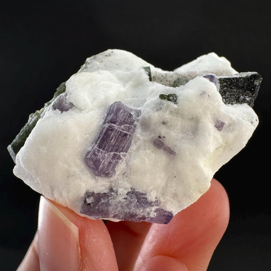 Scapolite on Matrix | Purple Crystal, Mineral Specimen from Afghanistan