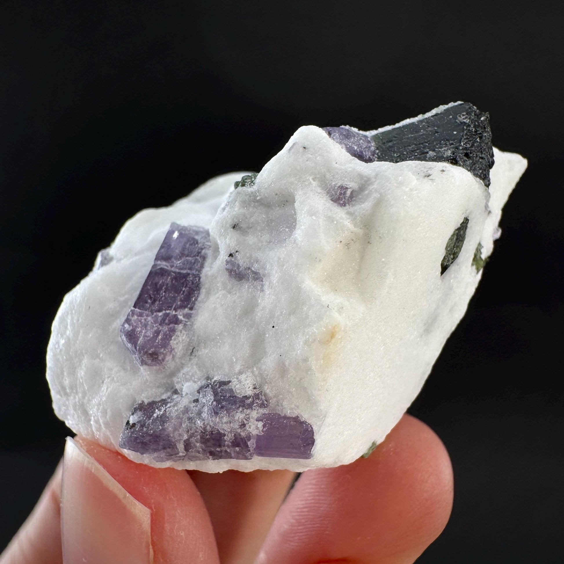 Scapolite on Matrix | Purple Crystal, Mineral Specimen from Afghanistan