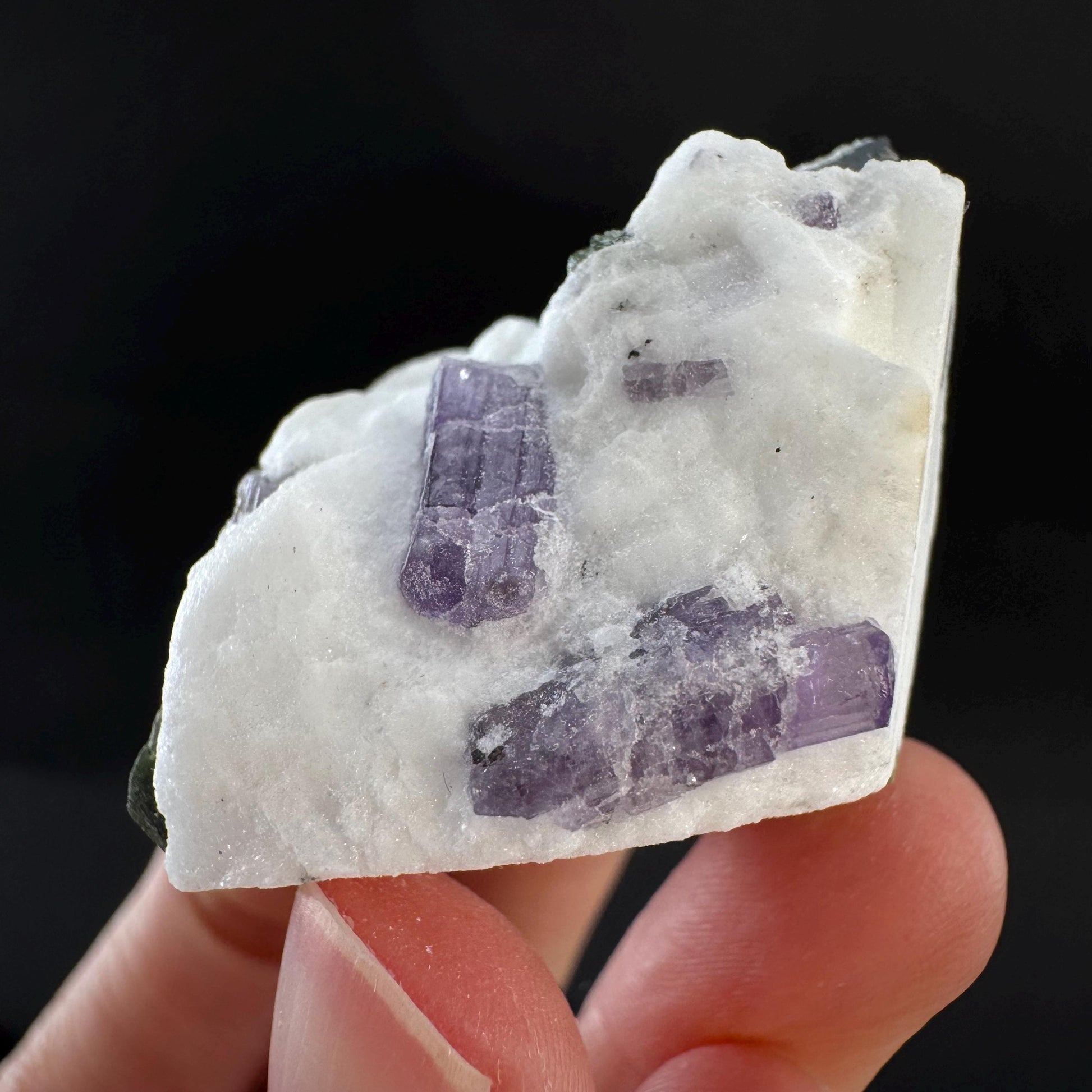 Scapolite on Matrix | Purple Crystal, Mineral Specimen from Afghanistan