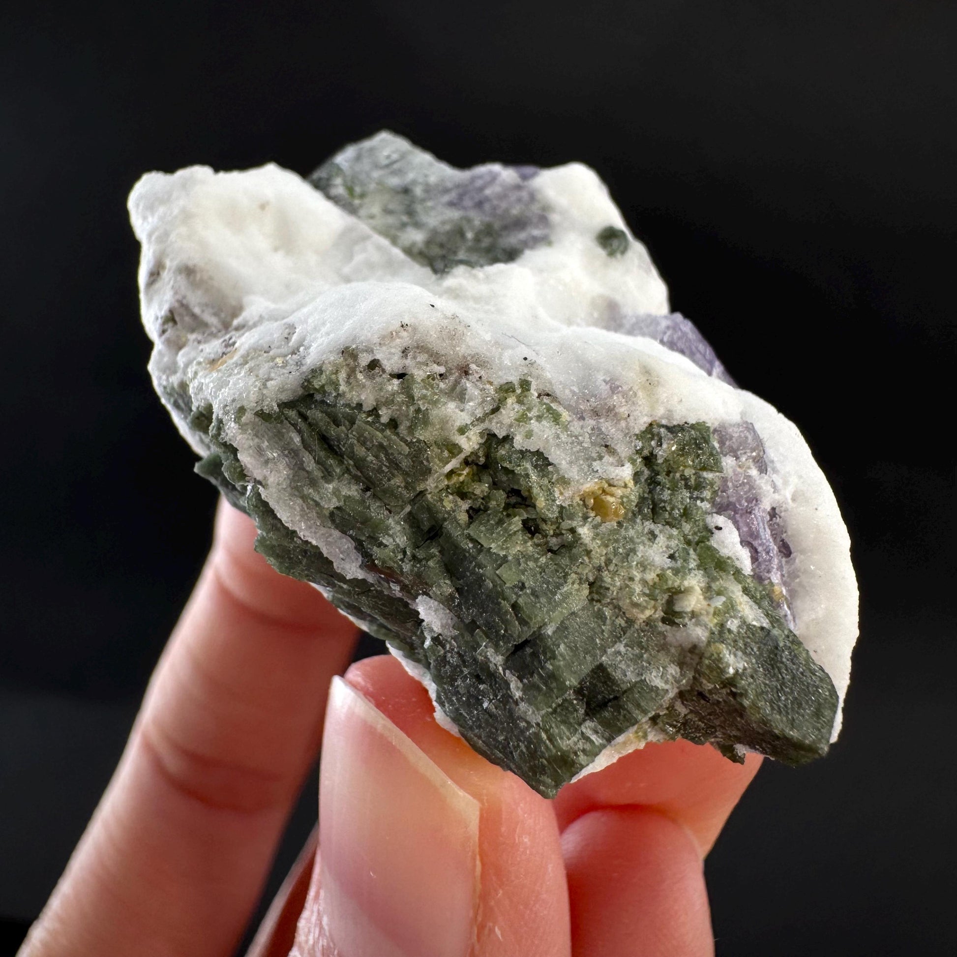 Scapolite on Matrix | Purple Crystal, Mineral Specimen from Afghanistan