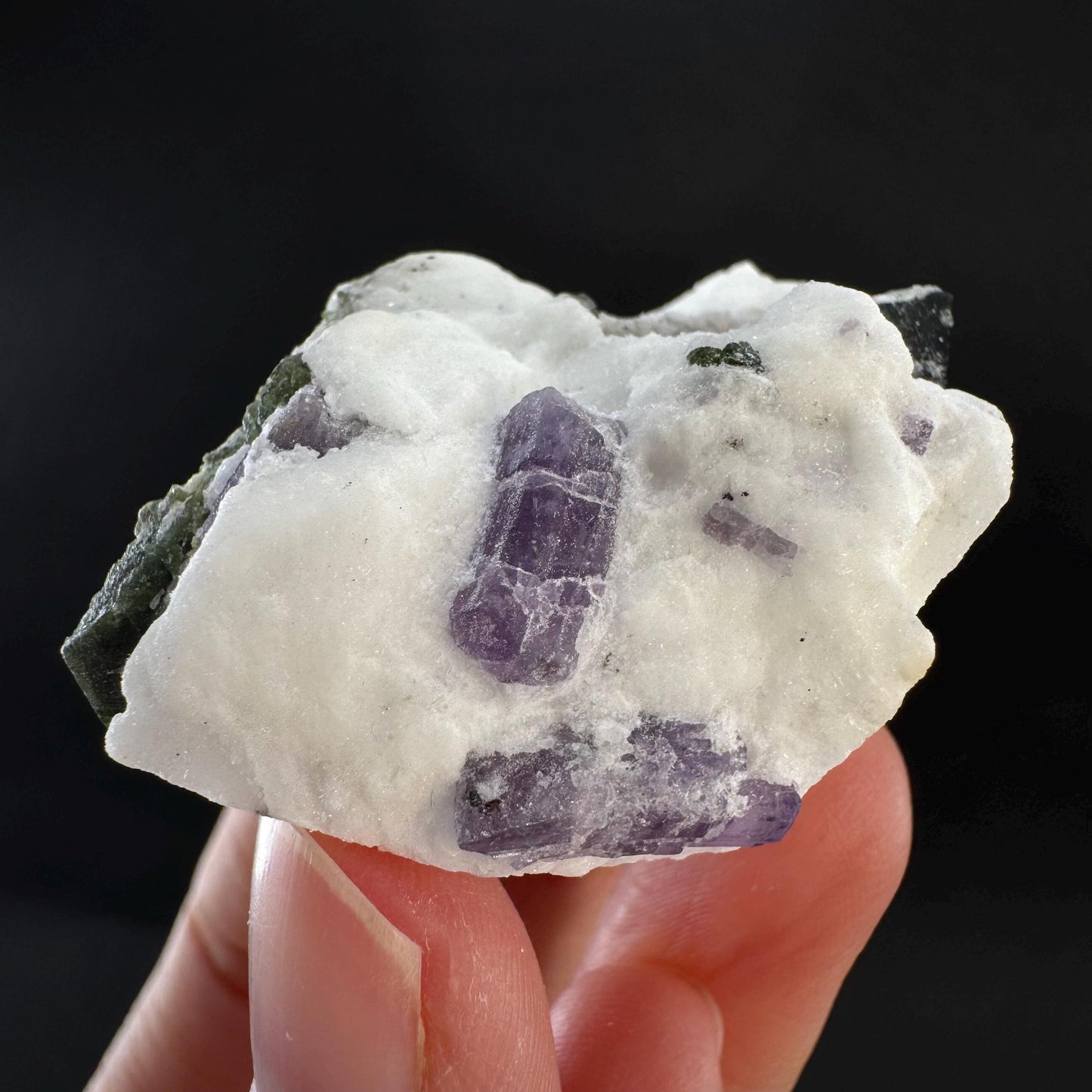 Scapolite on Matrix | Purple Crystal, Mineral Specimen from Afghanistan