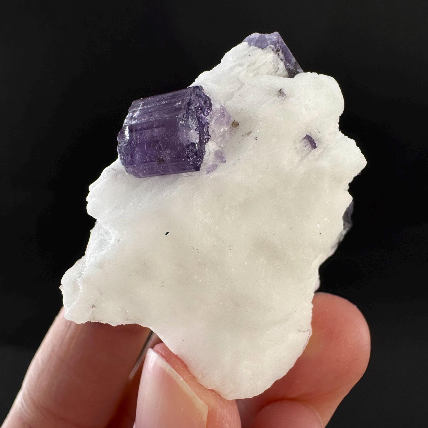 Scapolite on Matrix | Purple Crystal, Mineral Specimen from Afghanistan