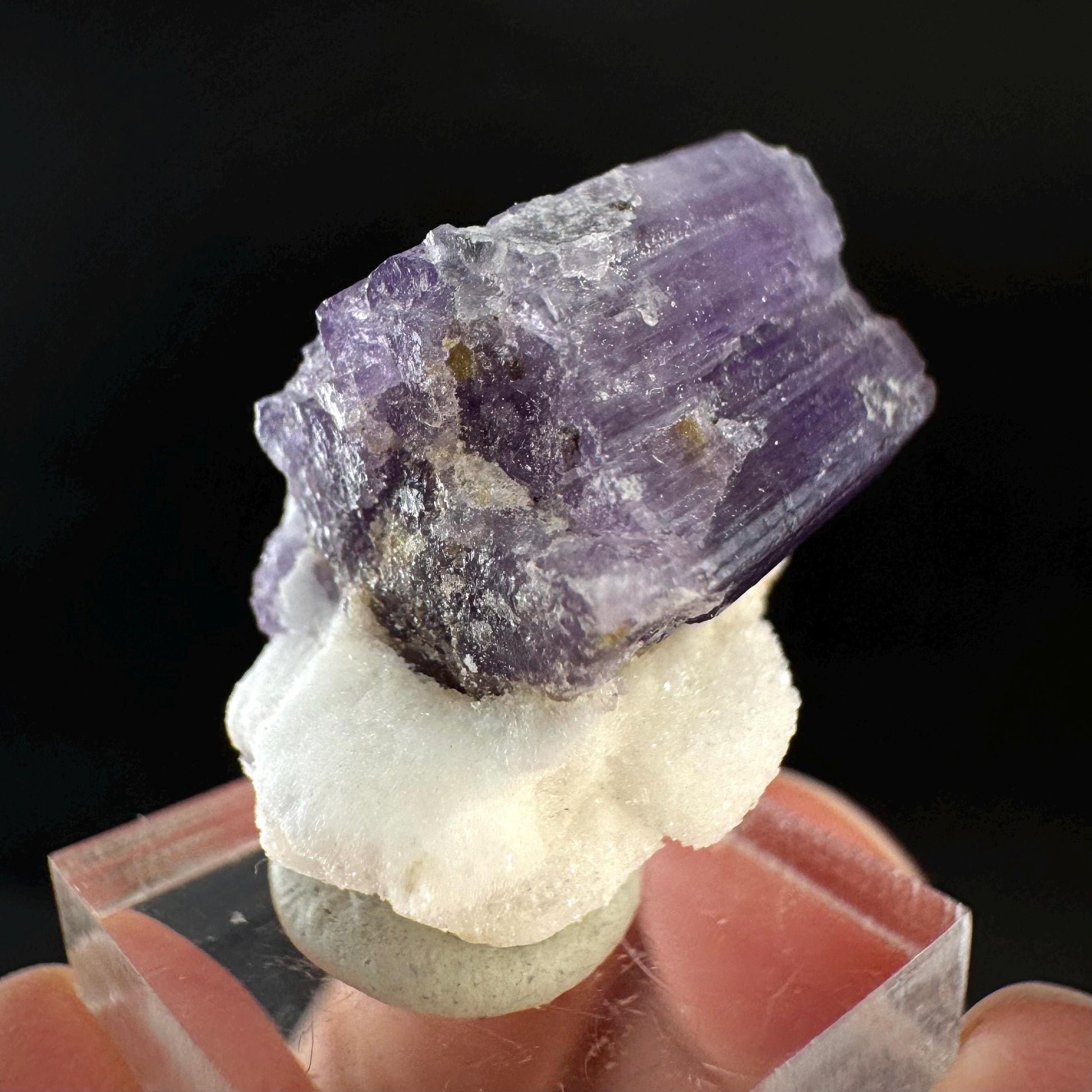 Scapolite on Matrix | Purple Crystal, Mineral Specimen from Afghanistan