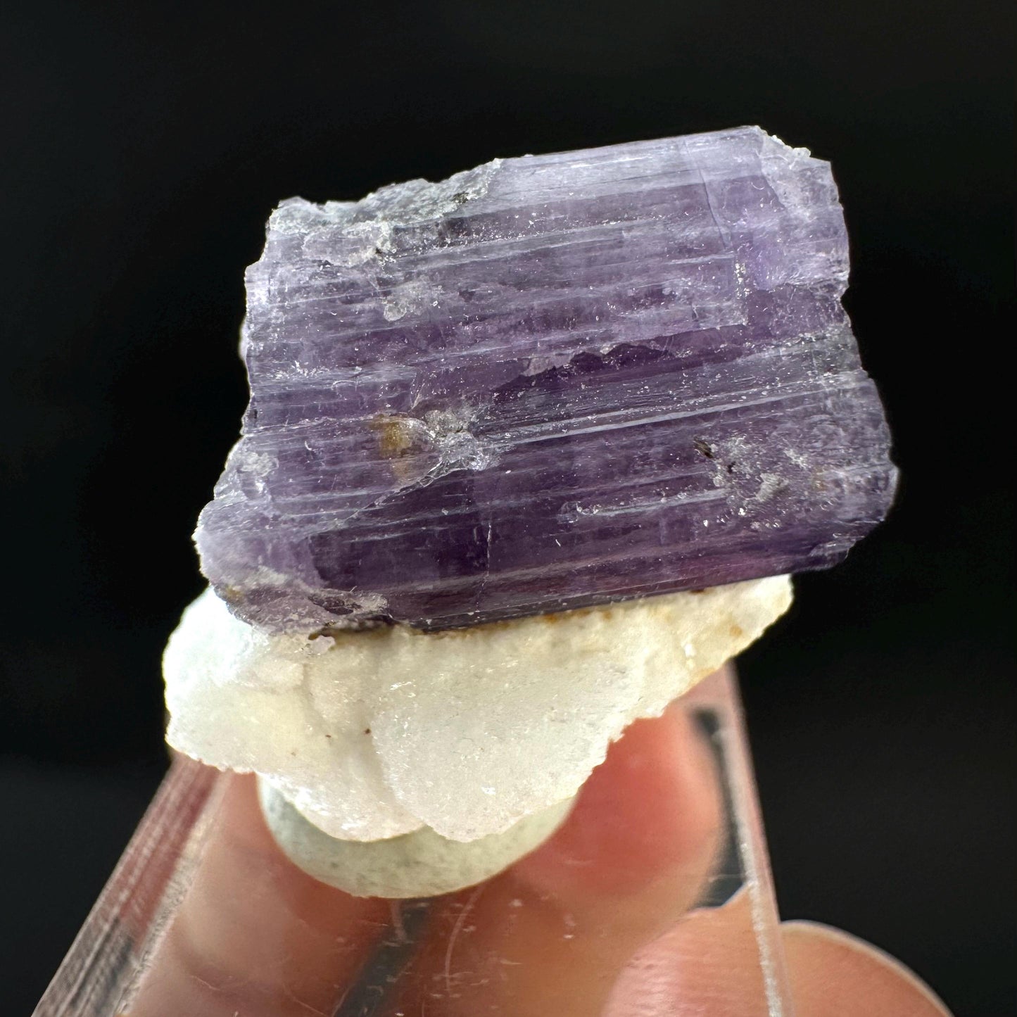 Scapolite on Matrix | Purple Crystal, Mineral Specimen from Afghanistan