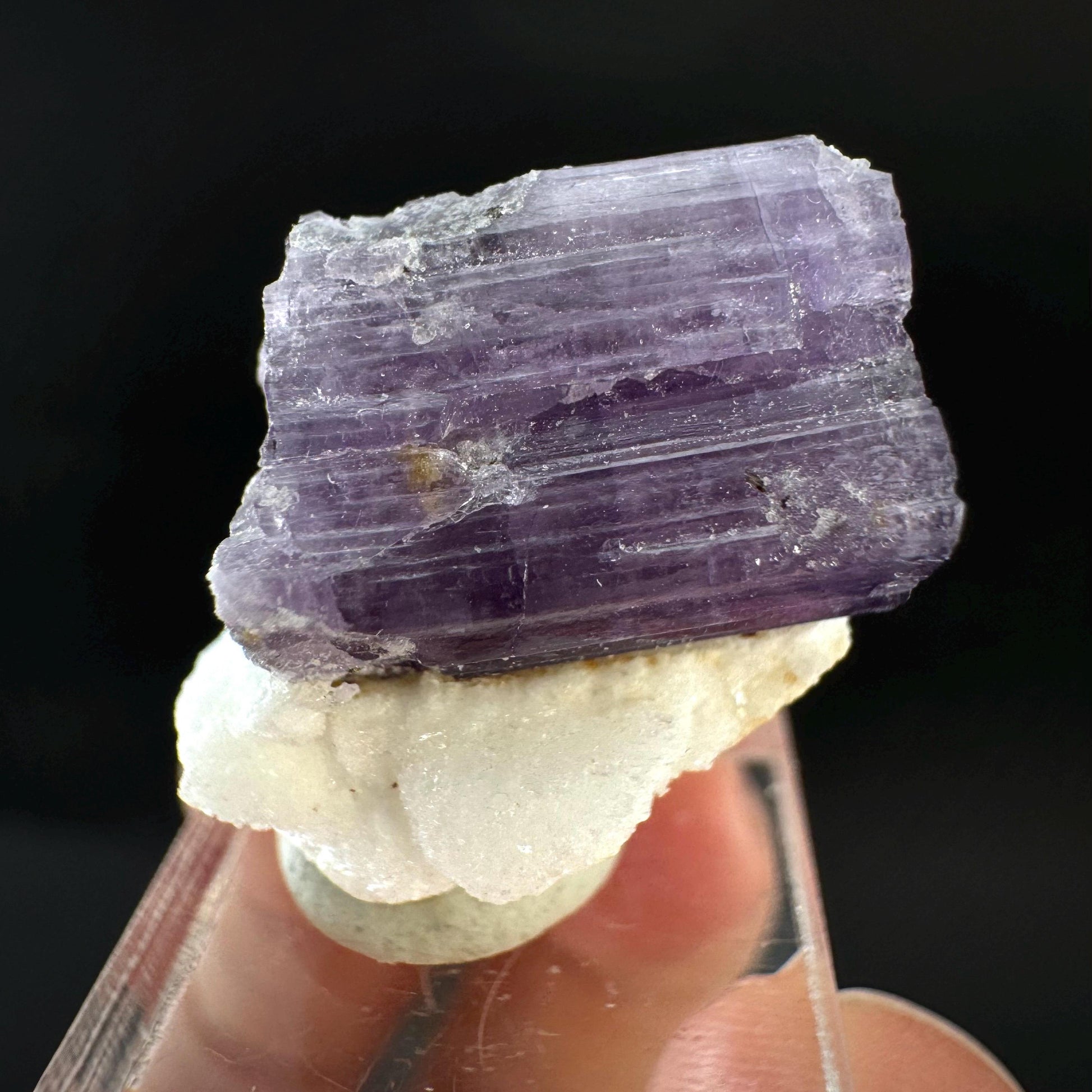 Scapolite on Matrix | Purple Crystal, Mineral Specimen from Afghanistan