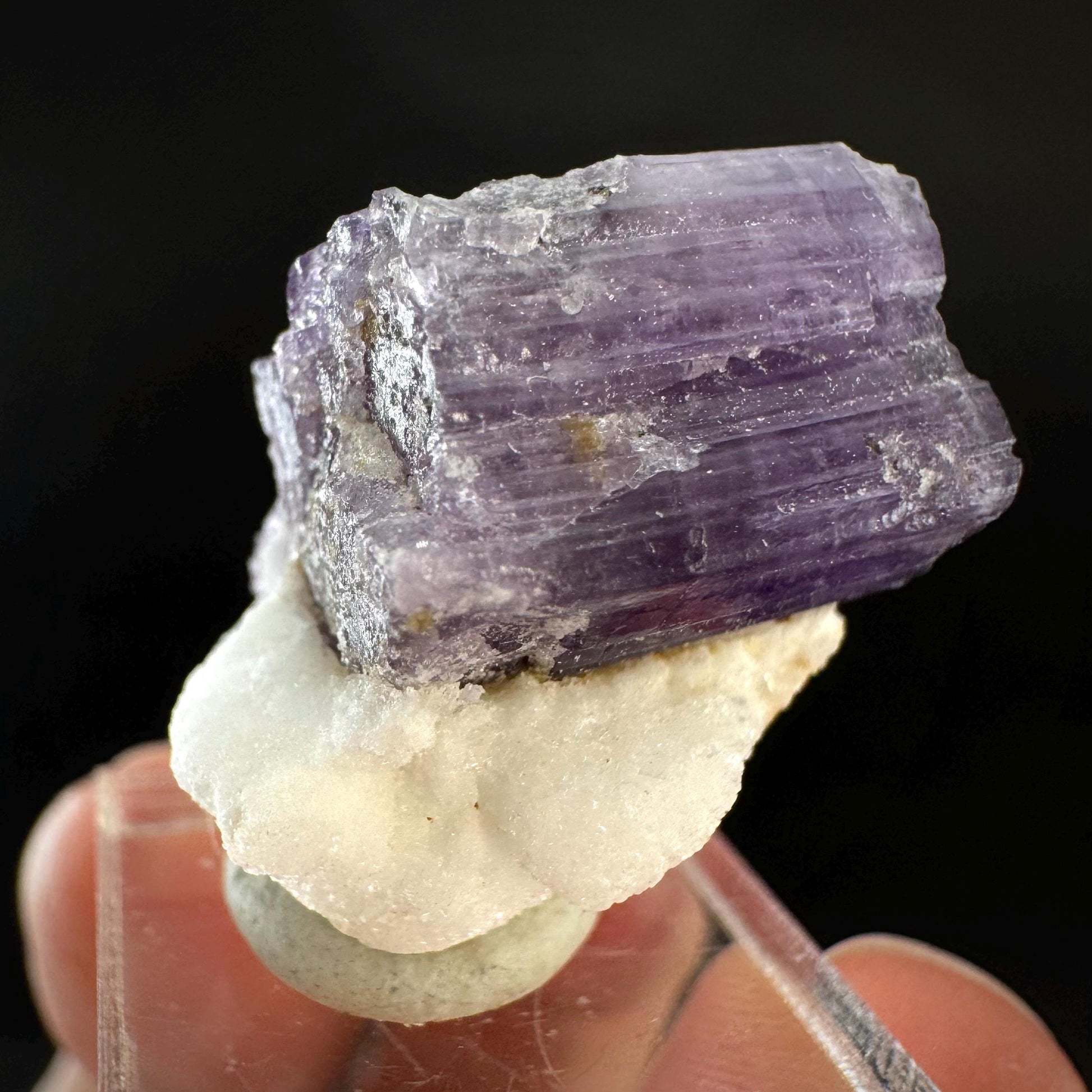 Scapolite on Matrix | Purple Crystal, Mineral Specimen from Afghanistan