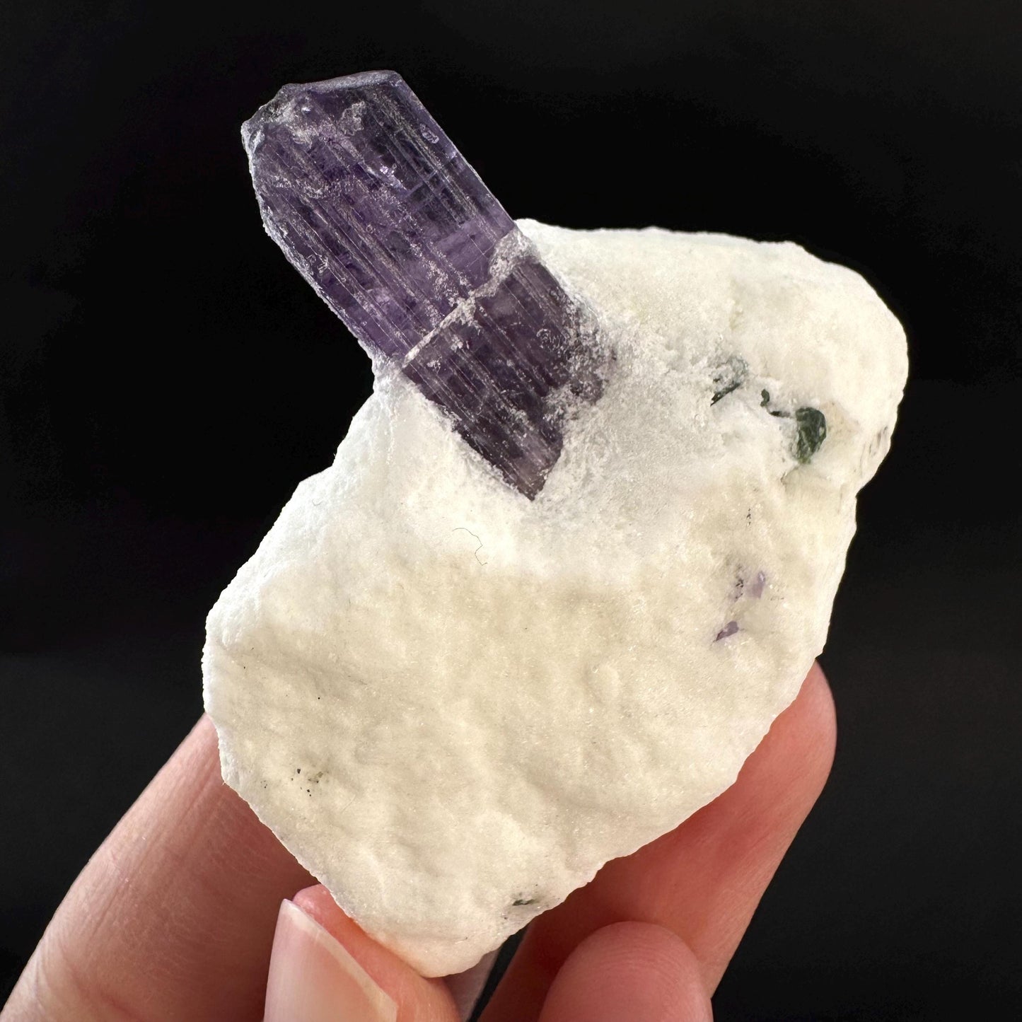 Scapolite on Matrix | Purple Crystal, Mineral Specimen from Afghanistan