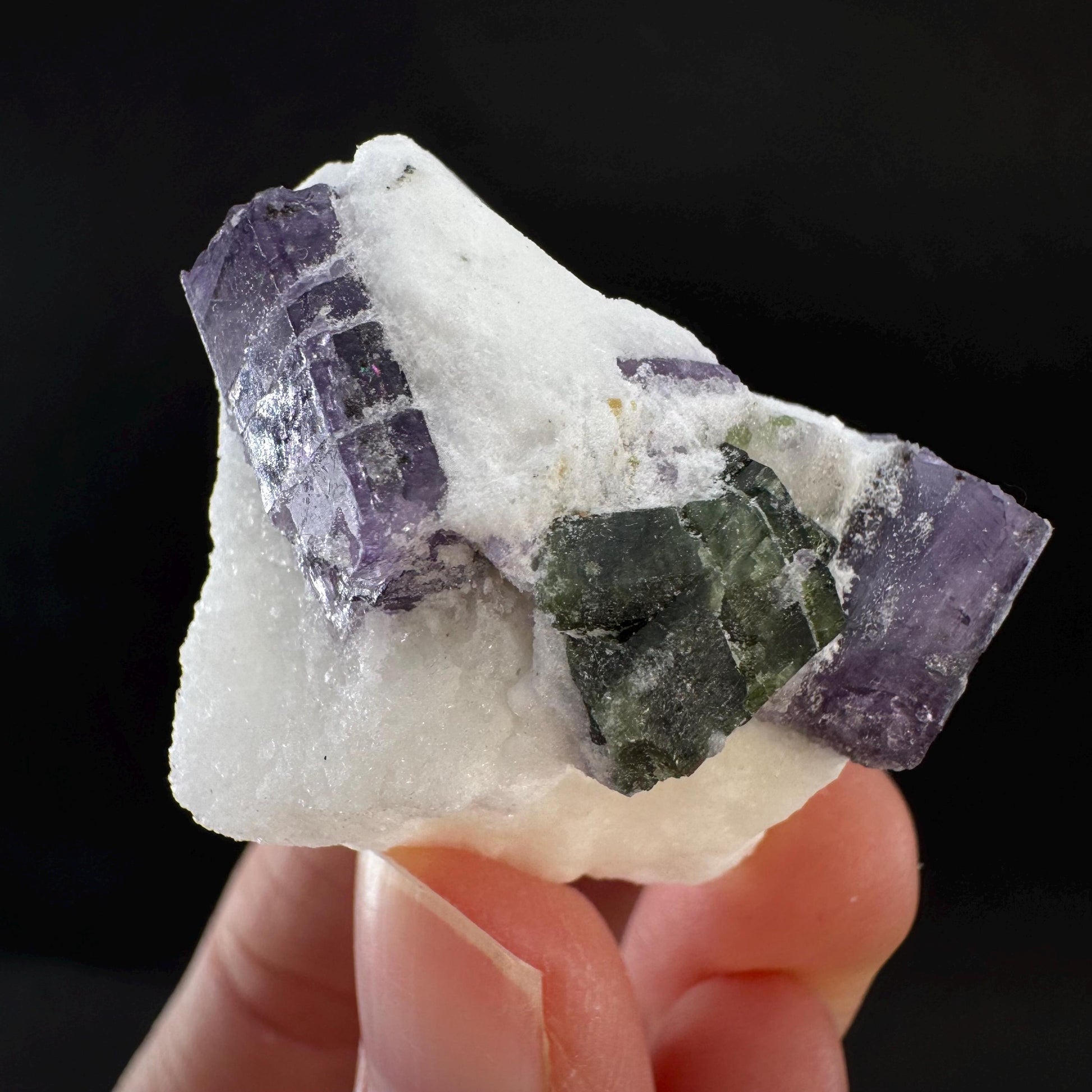 Scapolite on Matrix | Purple Crystal, Mineral Specimen from Afghanistan