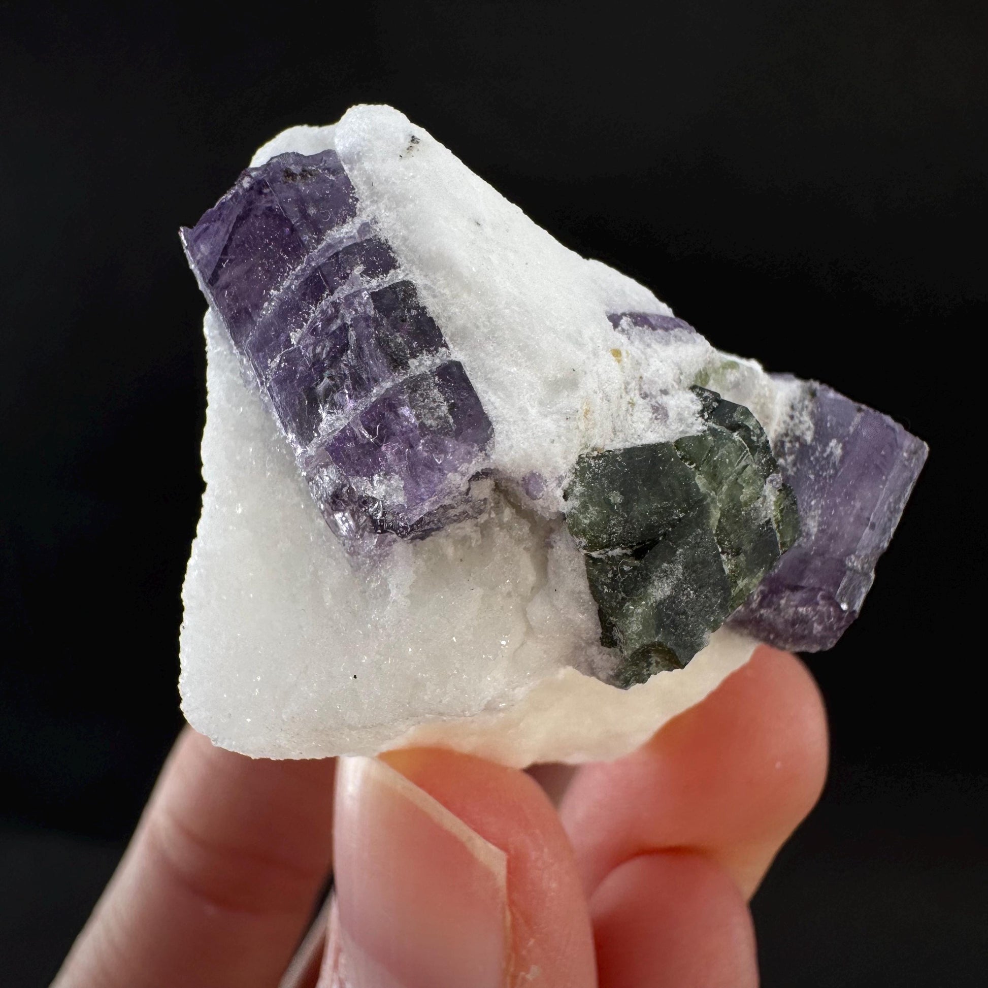Scapolite on Matrix | Purple Crystal, Mineral Specimen from Afghanistan