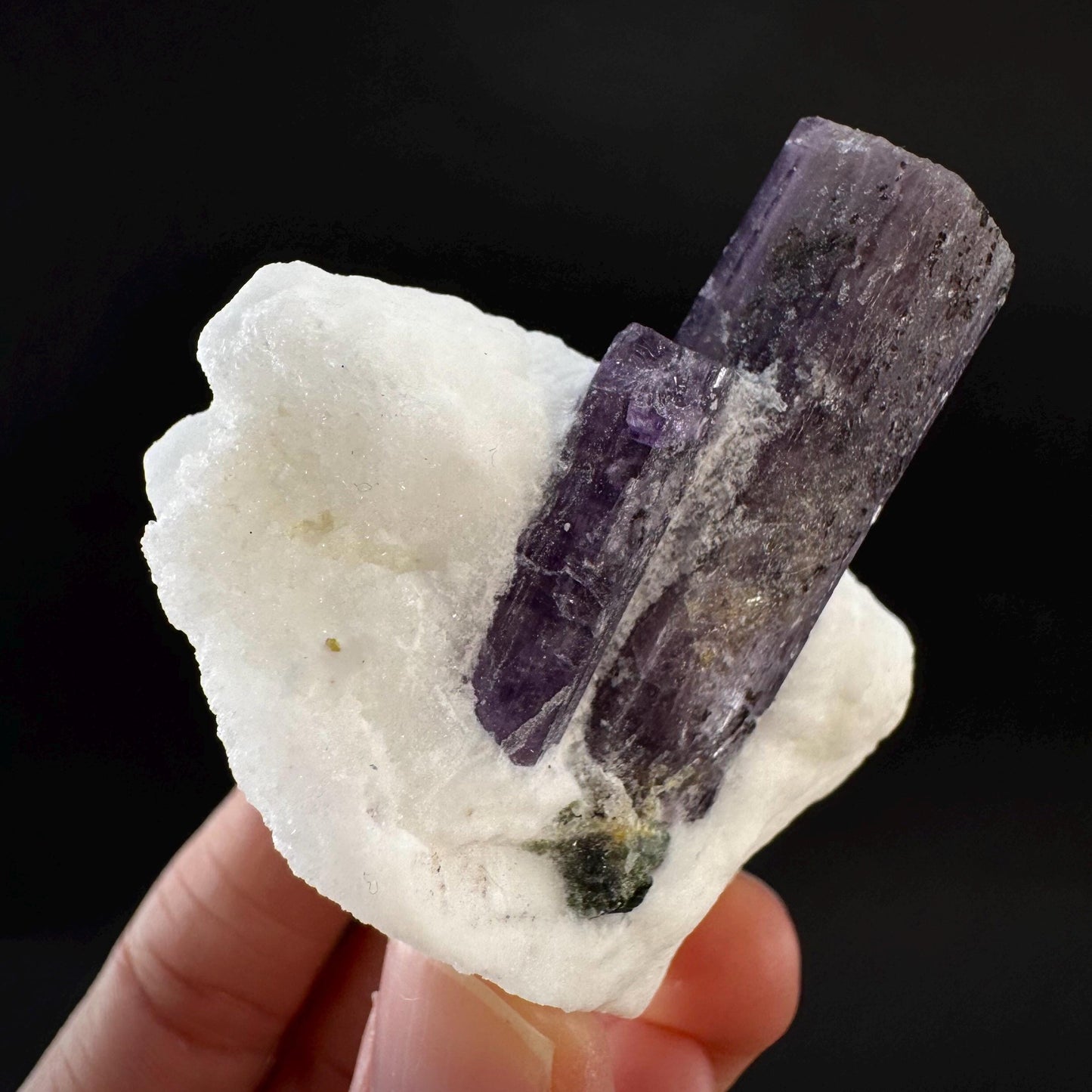 Scapolite on Matrix | Purple Crystal, Mineral Specimen from Afghanistan
