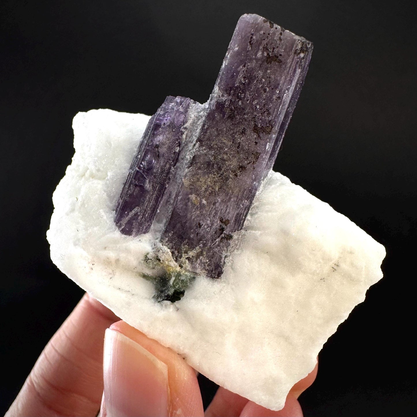 Scapolite on Matrix | Purple Crystal, Mineral Specimen from Afghanistan