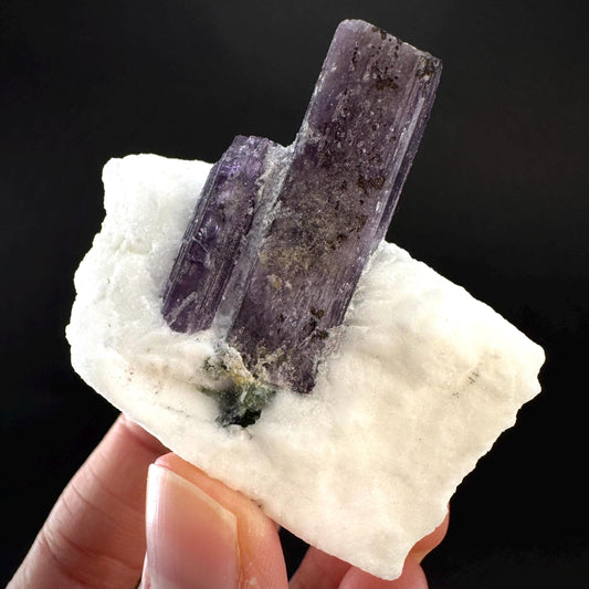 Scapolite on Matrix | Purple Crystal, Mineral Specimen from Afghanistan