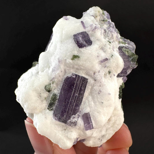 Scapolite on Matrix | Purple Crystal, Mineral Specimen from Afghanistan