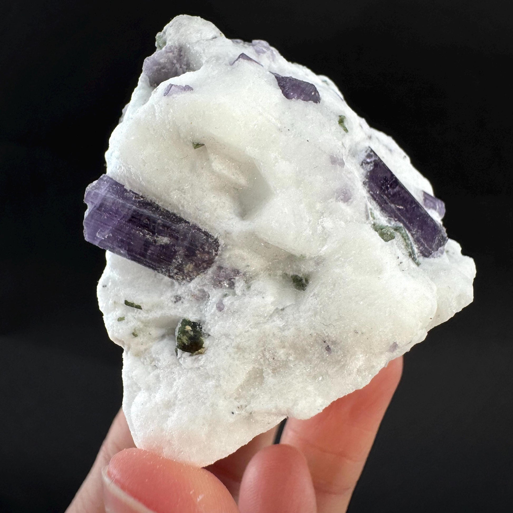 Scapolite on Matrix | Purple Crystal, Mineral Specimen from Afghanistan