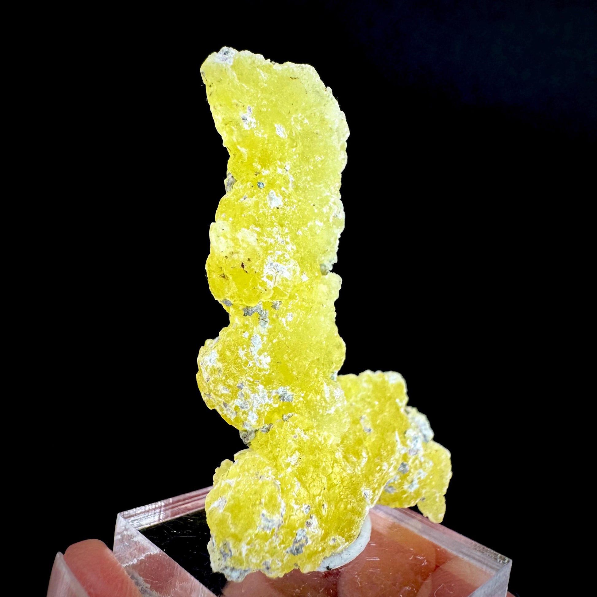 Brucite | Yellow Crystal, Lustrous Mineral Specimen From Pakistan