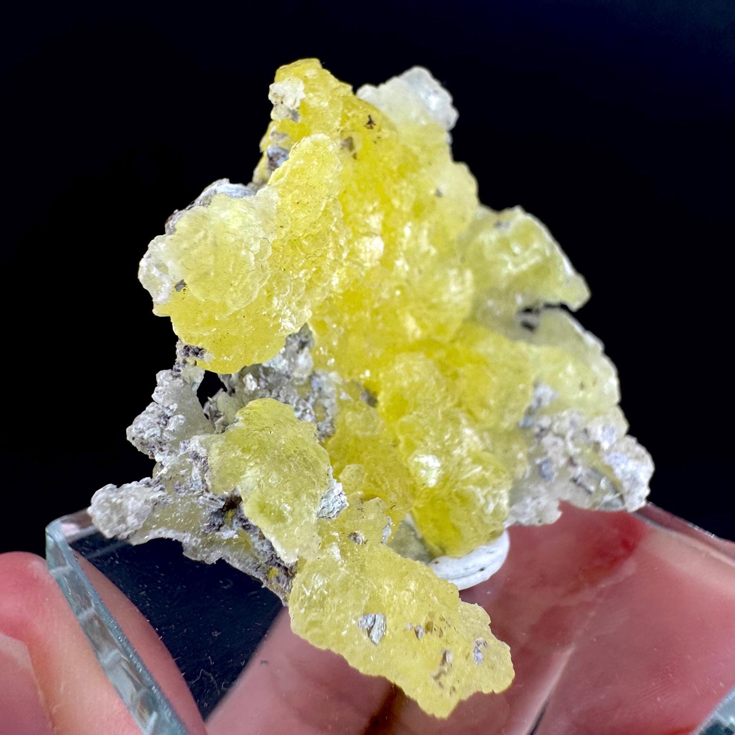 Brucite | Yellow Crystal, Lustrous Mineral Specimen From Pakistan