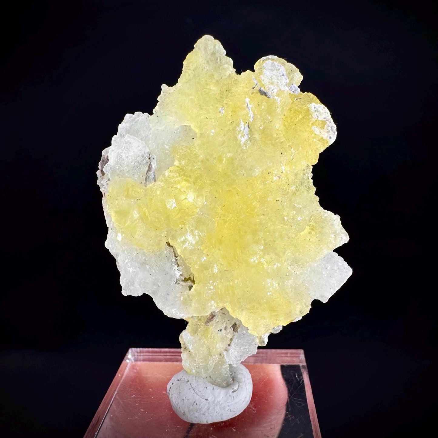 Brucite | Yellow Crystal, Lustrous Mineral Specimen From Pakistan
