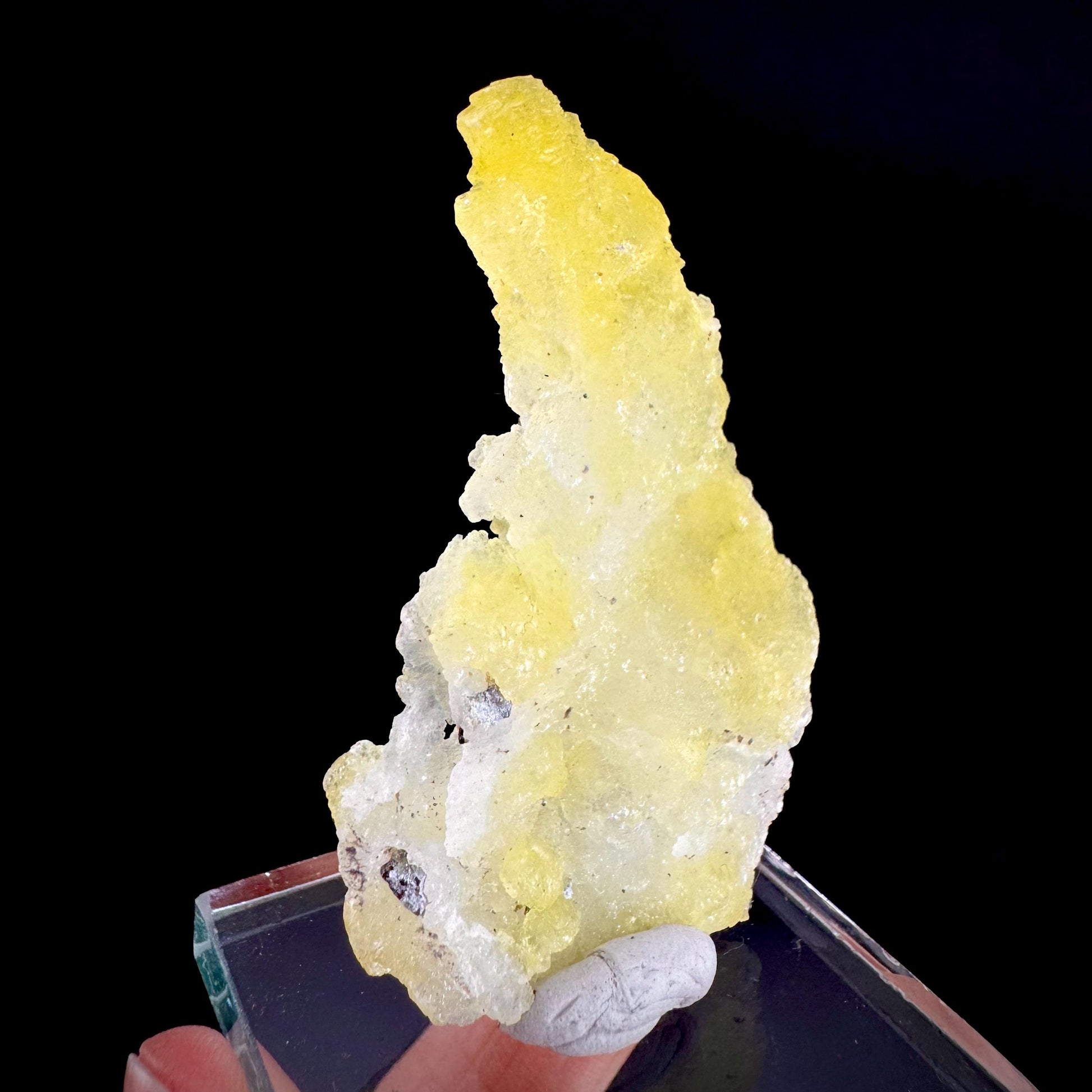 Brucite | Yellow Crystal, Lustrous Mineral Specimen From Pakistan