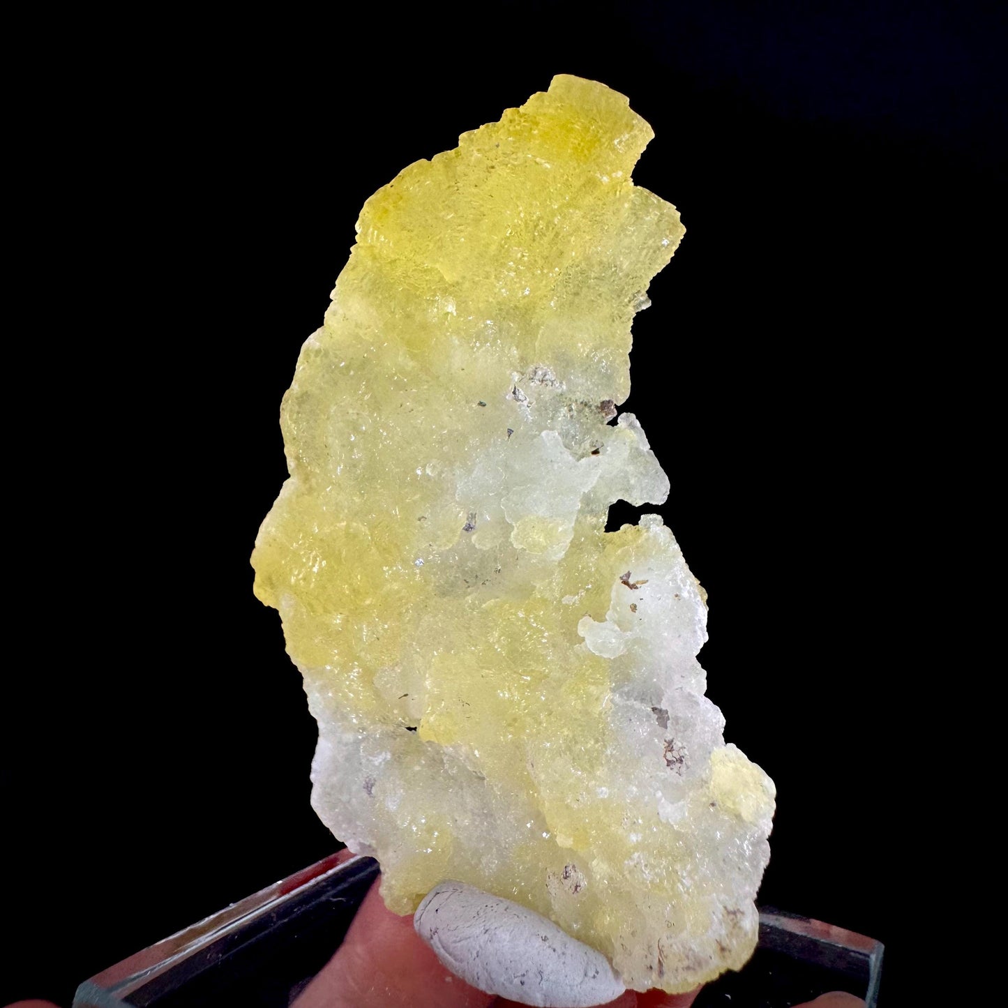 Brucite | Yellow Crystal, Lustrous Mineral Specimen From Pakistan