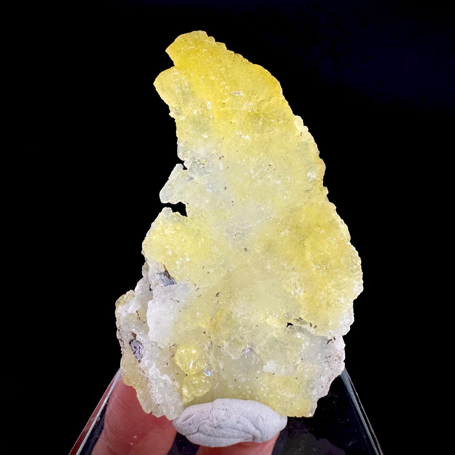 Brucite | Yellow Crystal, Lustrous Mineral Specimen From Pakistan