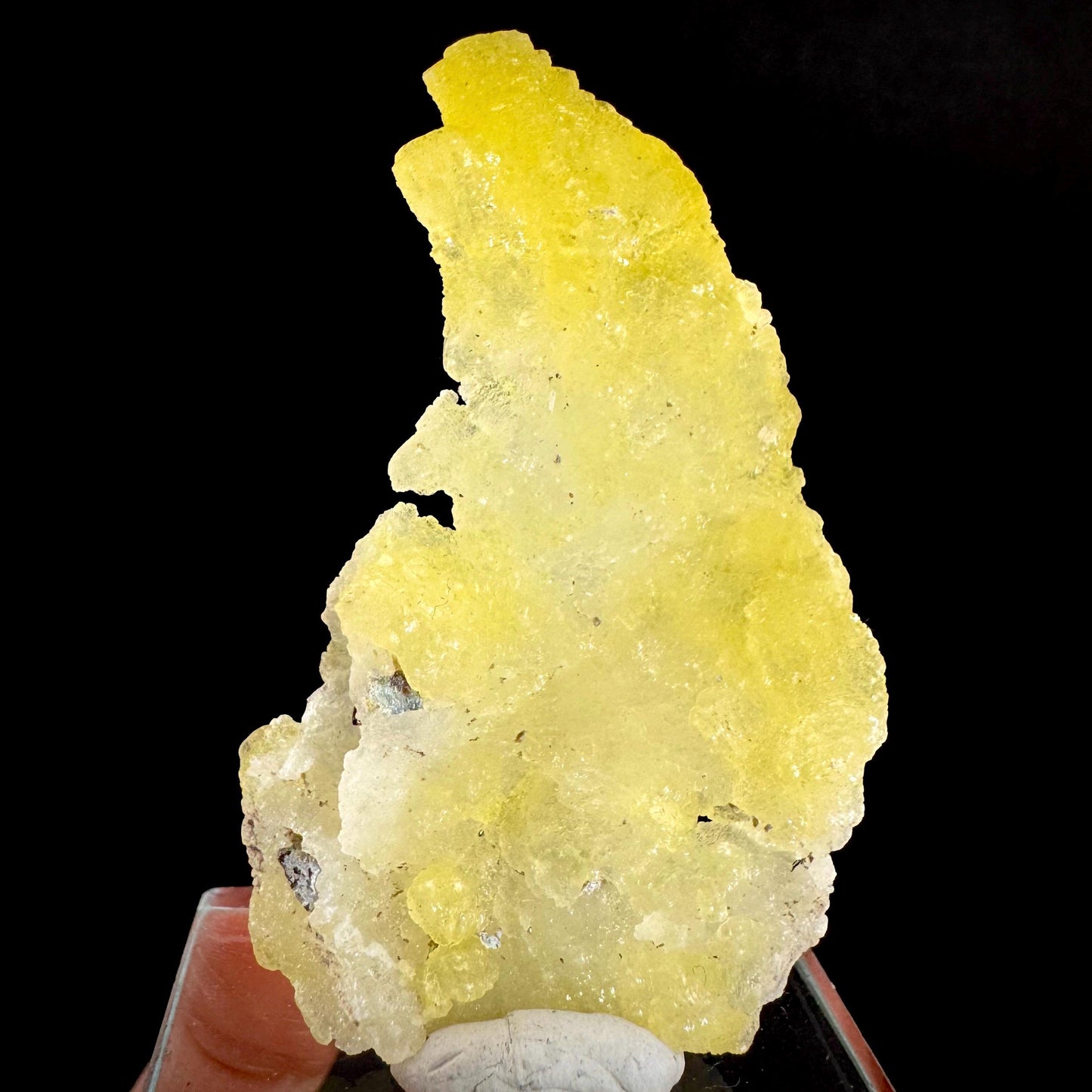 Brucite | Yellow Crystal, Lustrous Mineral Specimen From Pakistan