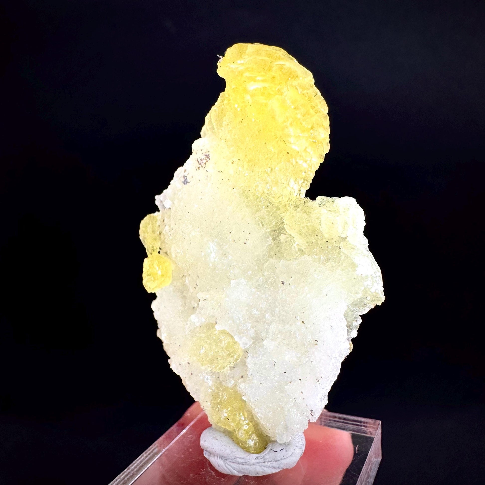 Brucite | Yellow Crystal, Lustrous Mineral Specimen From Pakistan