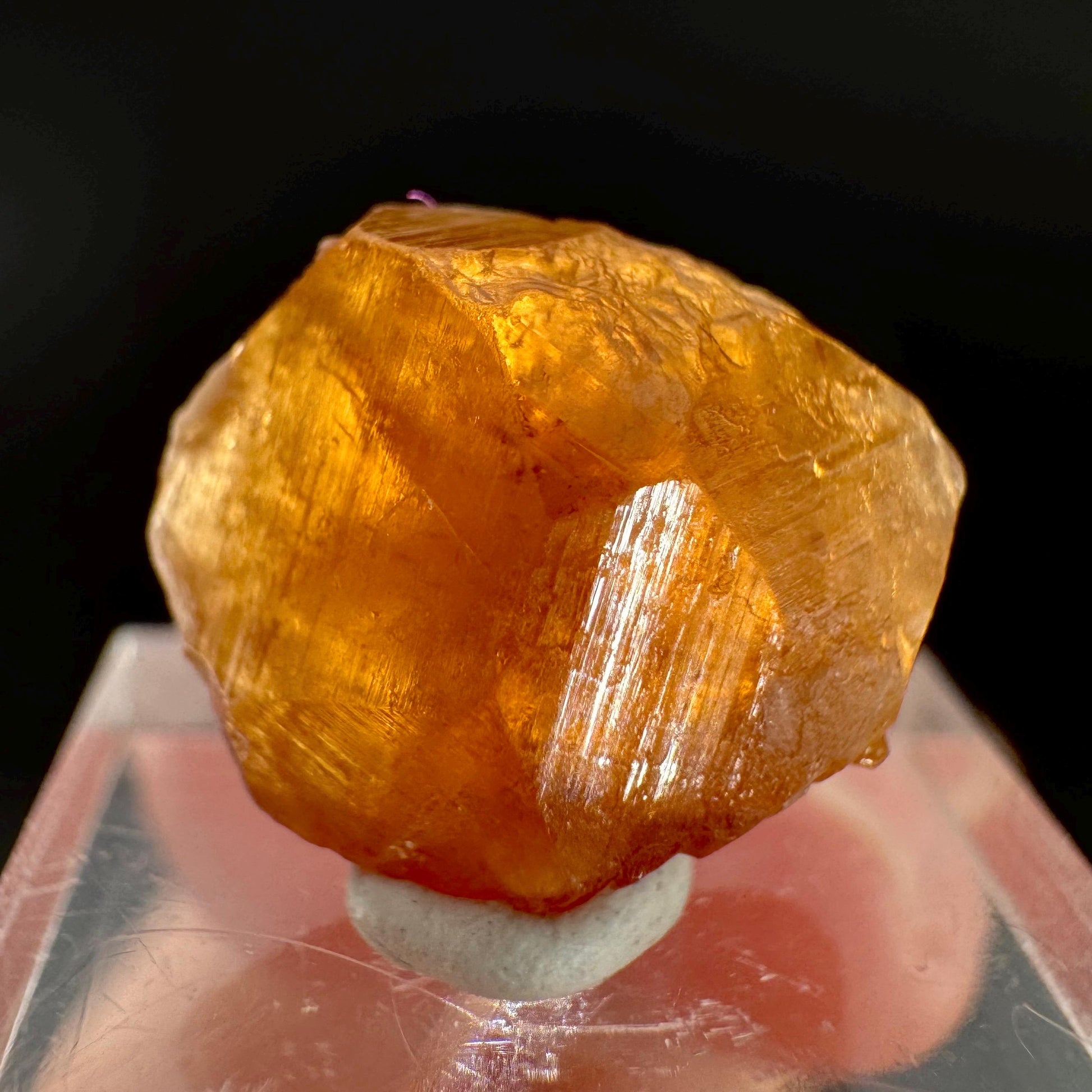 Hessonite Garnet | Orange Crystal, Mineral Specimen from Pakistan