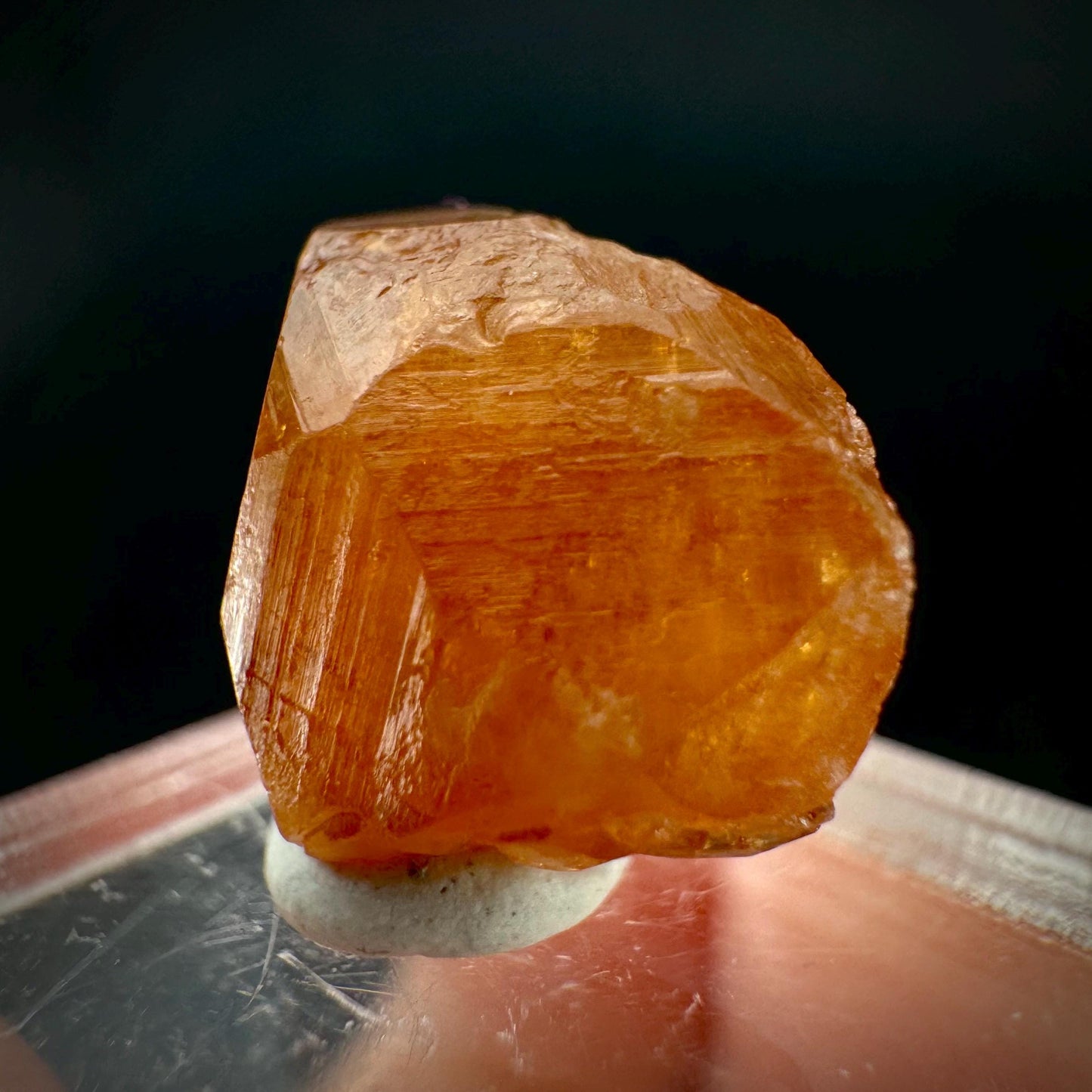 Hessonite Garnet | Orange Crystal, Mineral Specimen from Pakistan