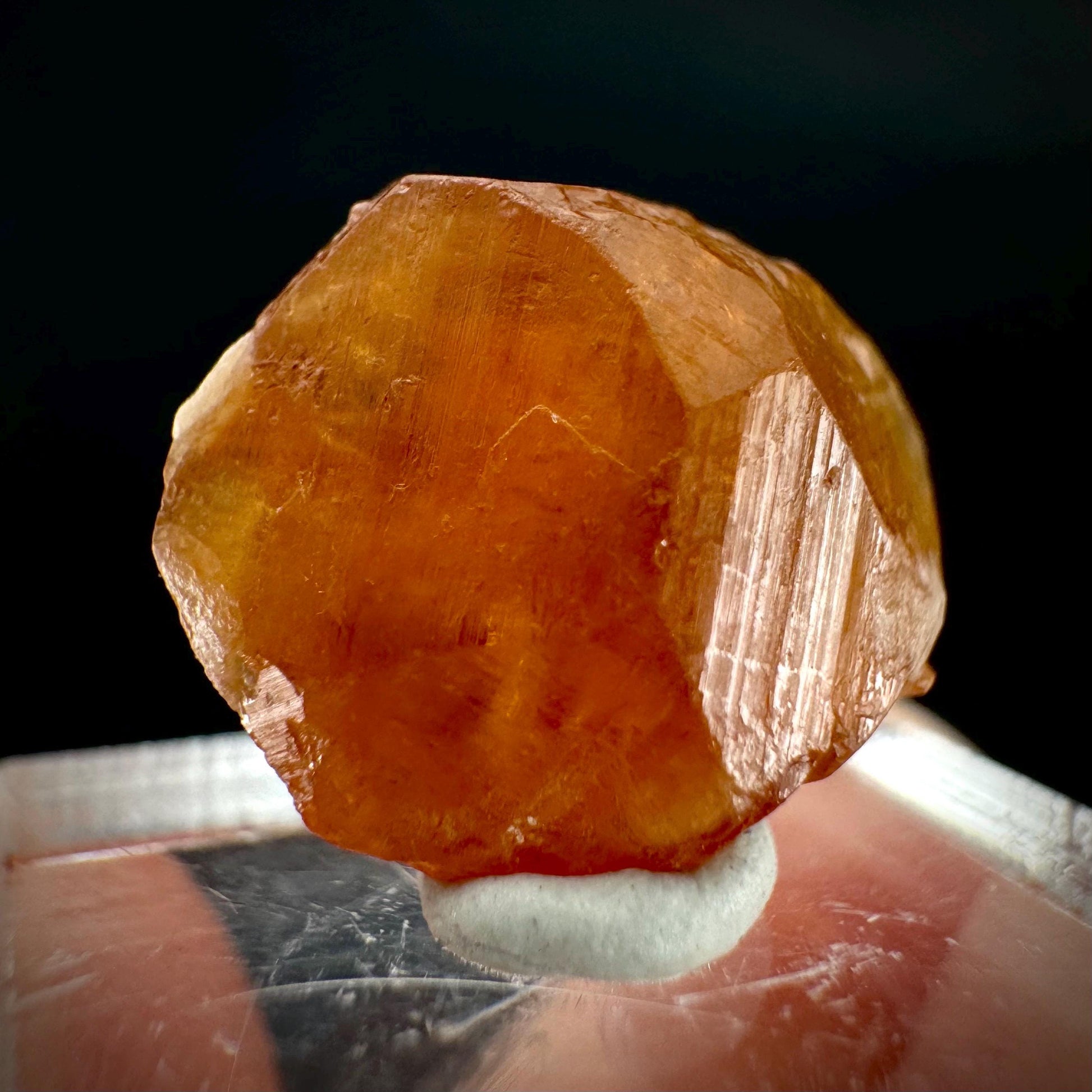 Hessonite Garnet | Orange Crystal, Mineral Specimen from Pakistan