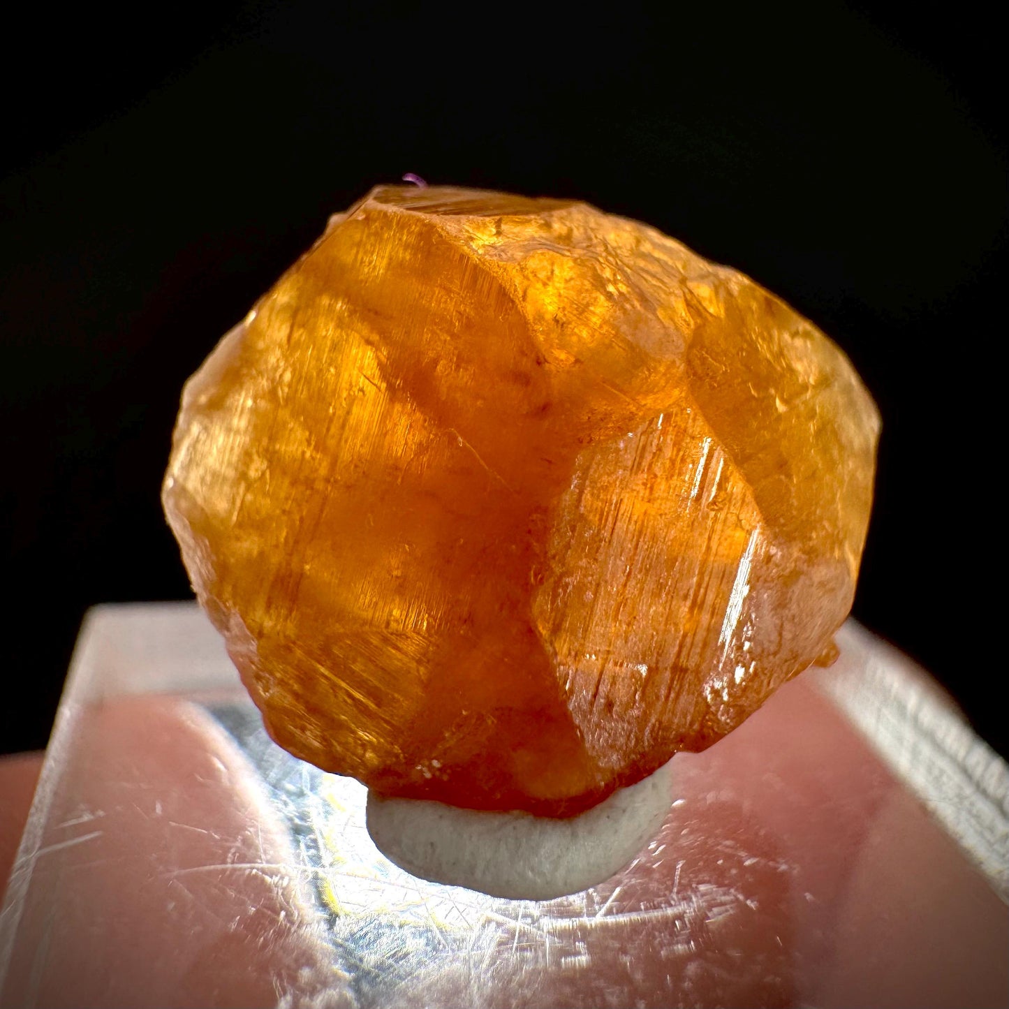 Hessonite Garnet | Orange Crystal, Mineral Specimen from Pakistan