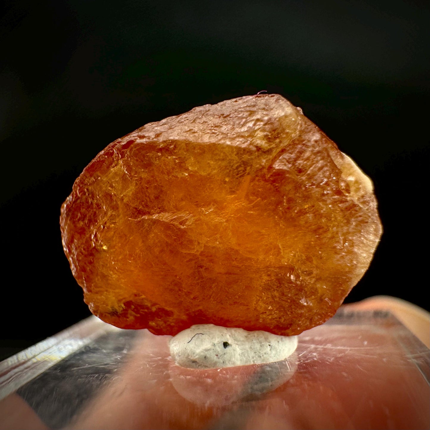 Hessonite Garnet | Orange Crystal, Mineral Specimen from Pakistan