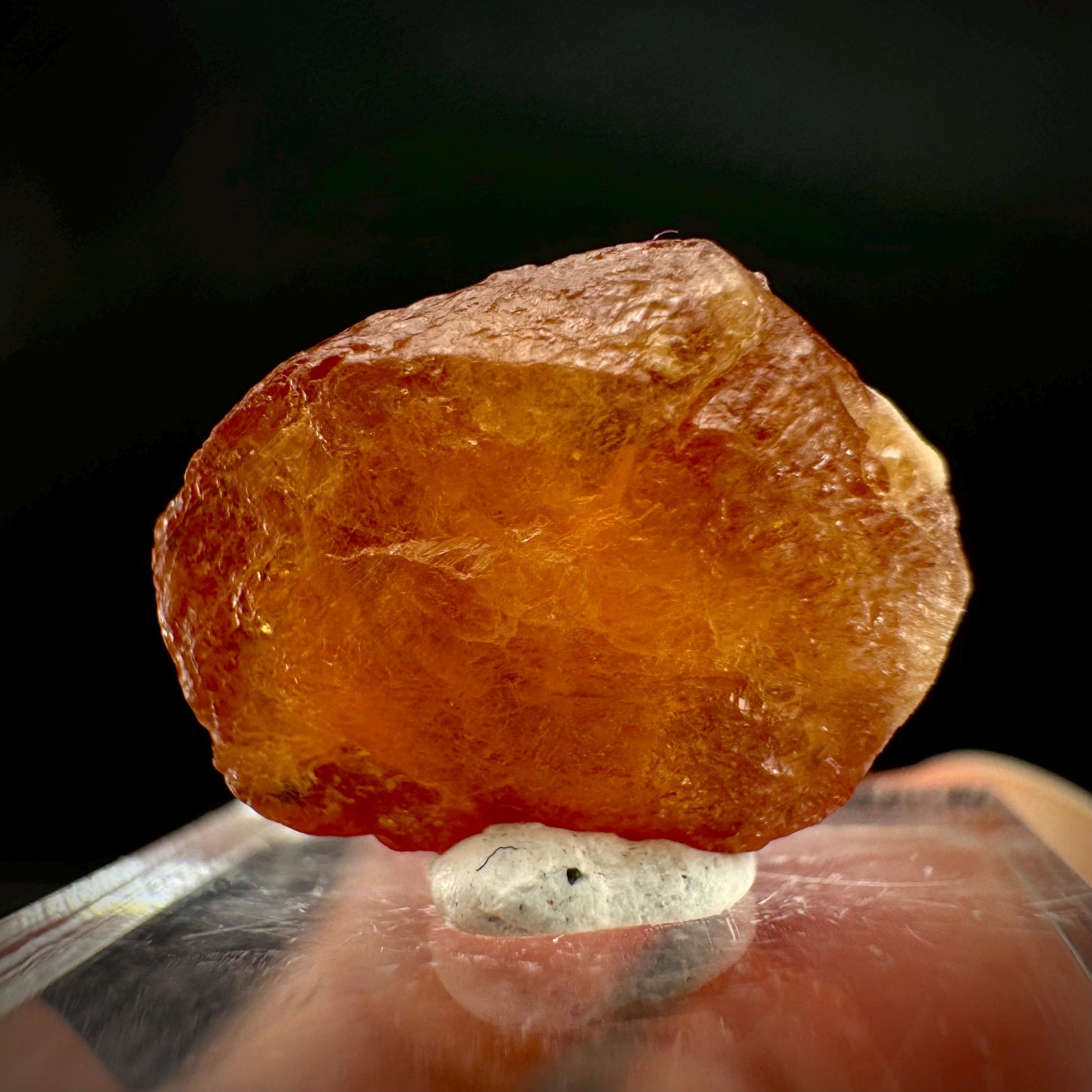 Hessonite Garnet | Orange Crystal, Mineral Specimen from Pakistan