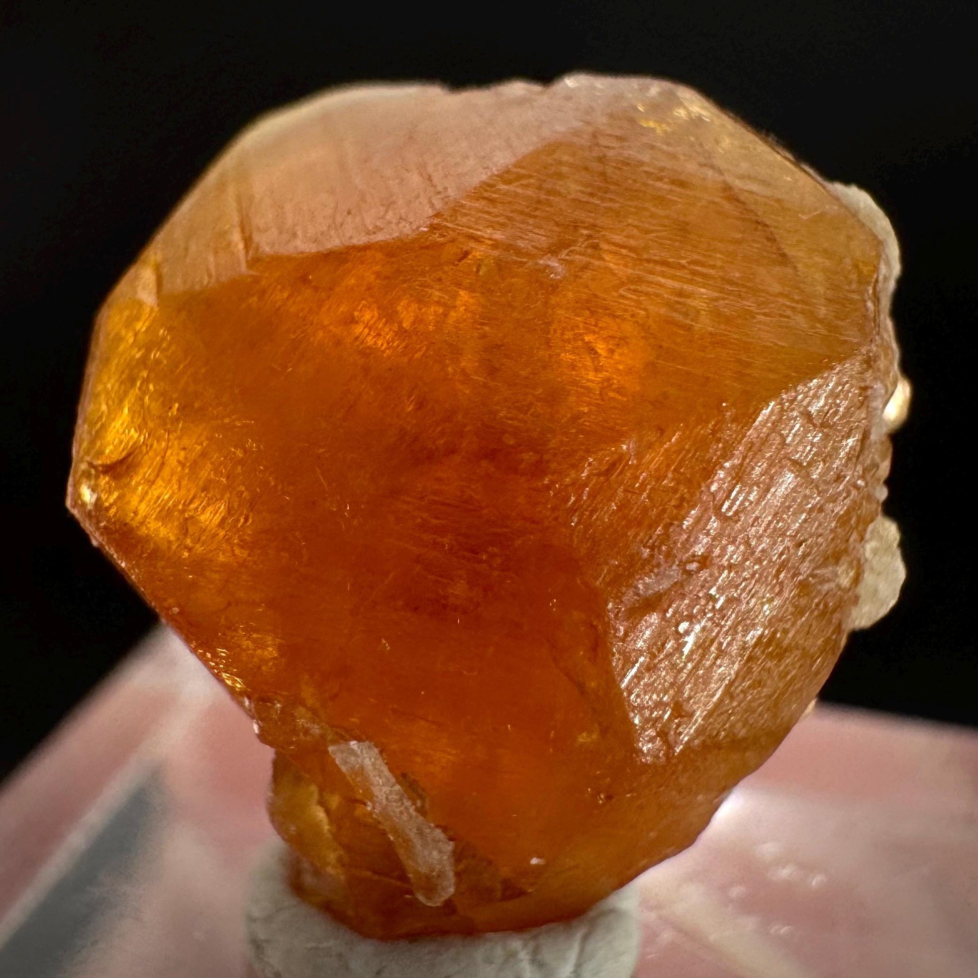 Hessonite Garnet | Orange Crystal, Mineral Specimen from Pakistan